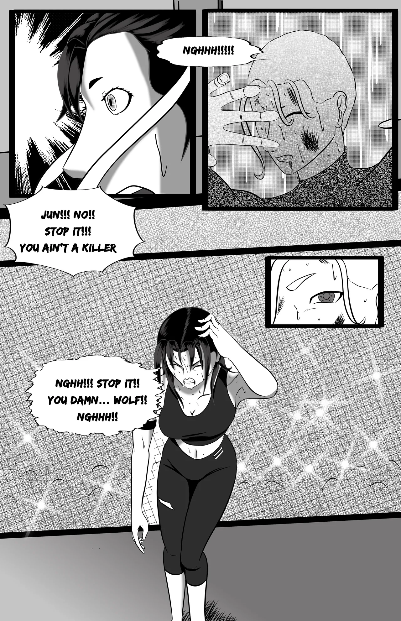 underground tournament page 133 featuring chun-li street fighter parody - catfight ryona hentai manga - read online free