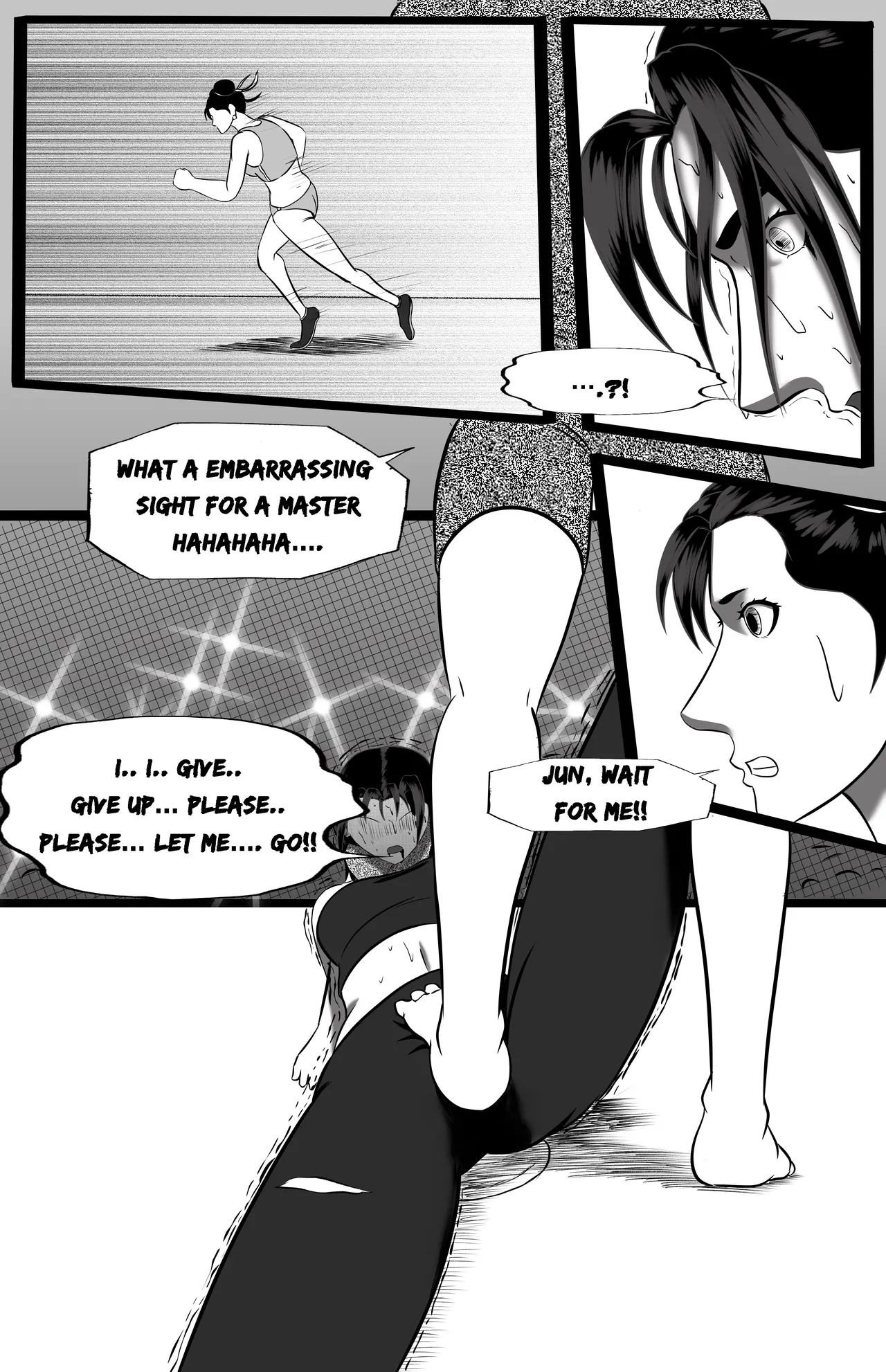 underground tournament page 146 featuring jun kazama virtua fighter parody - ryona wrestling hentai manga - read online free