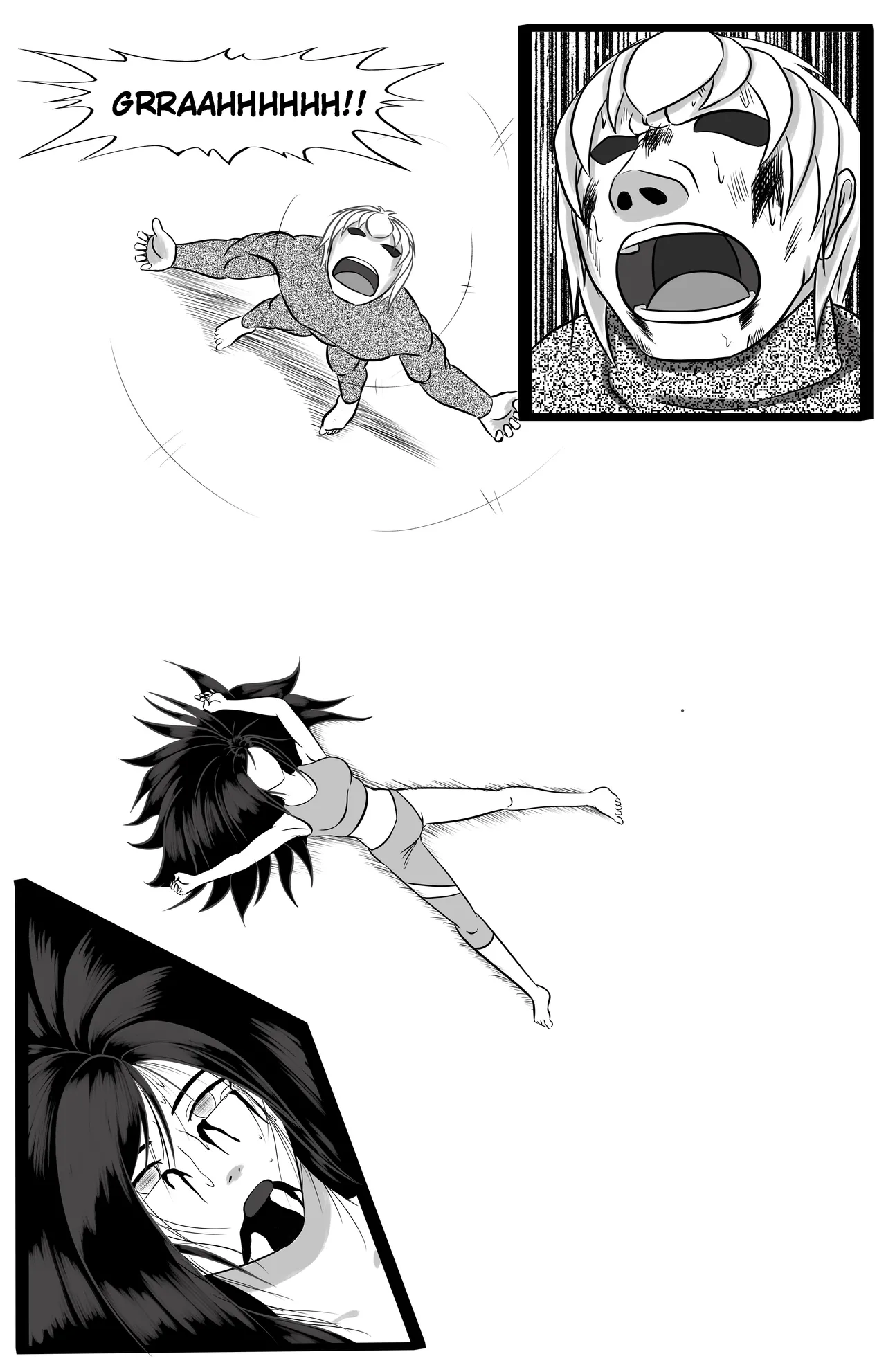 underground tournament page 22 featuring jun kazama virtua fighter parody - ryona wrestling hentai manga - read online free