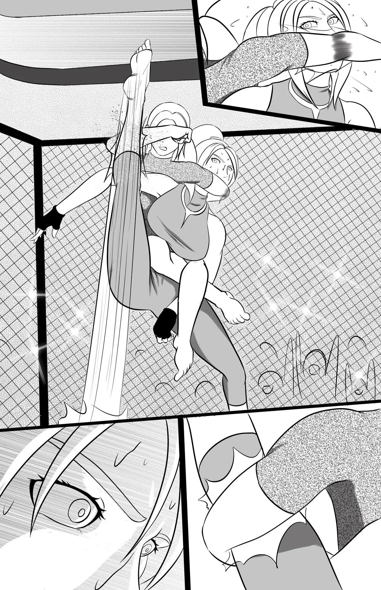 underground tournament page 33 featuring chun-li virtua fighter parody - catfight ryona hentai manga - read online free