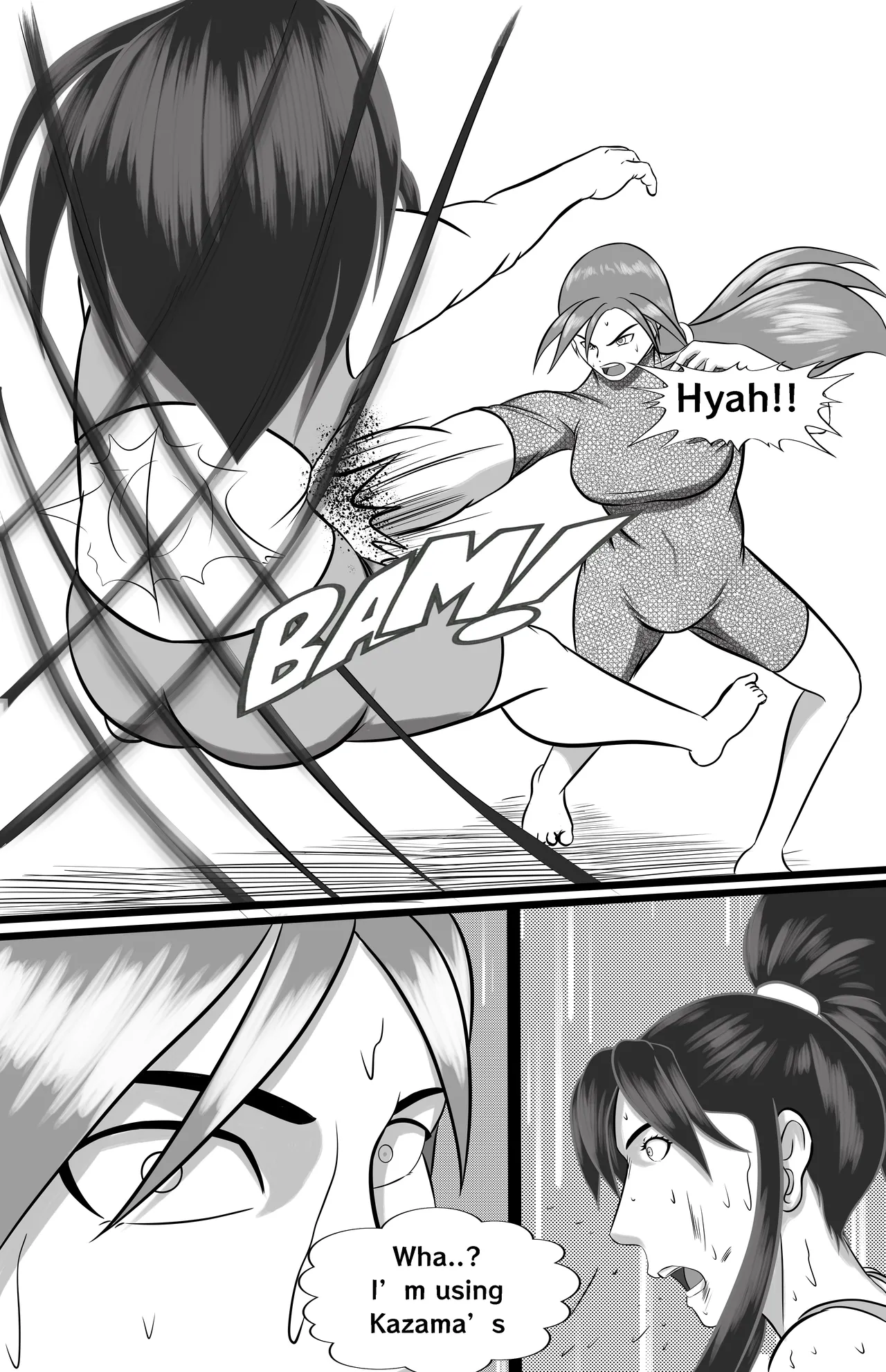 underground tournament page 50 featuring jun kazama street fighter parody - ryona wrestling hentai manga - read online free