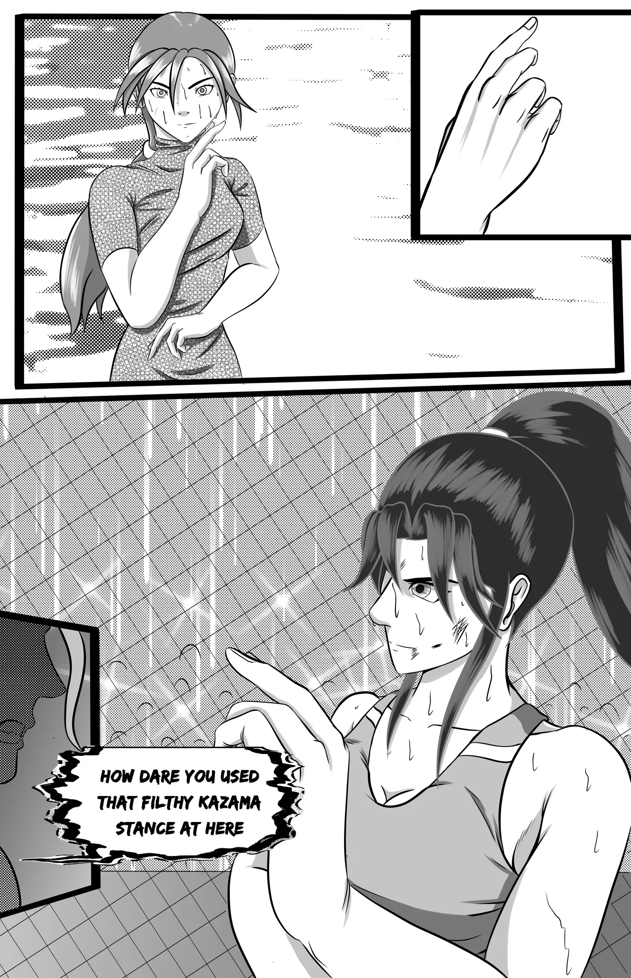 underground tournament page 64 featuring chun-li virtua fighter parody - catfight ryona hentai manga - read online free