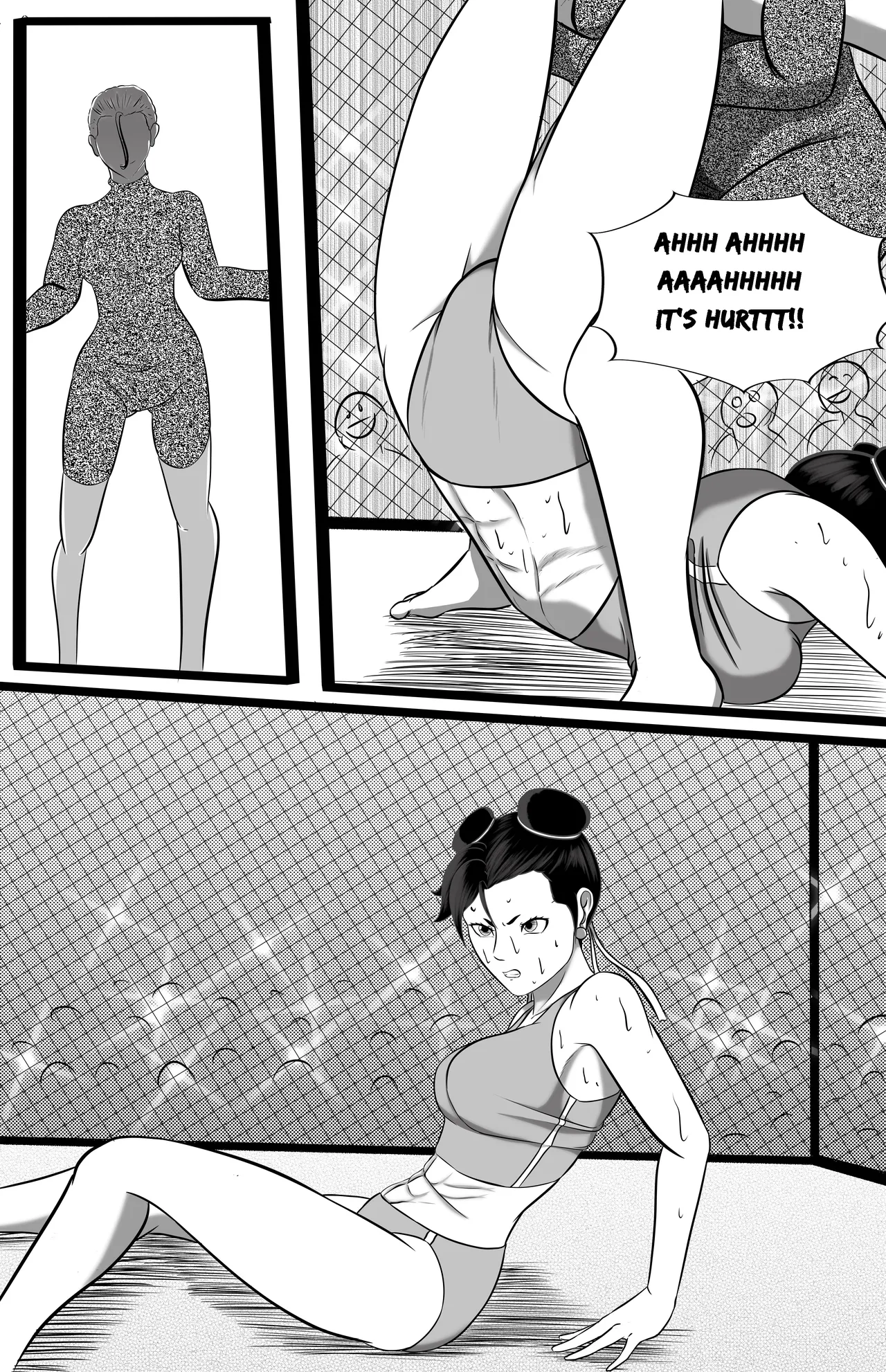 underground tournament page 97 featuring chun-li virtua fighter parody - catfight ryona hentai manga - read online free