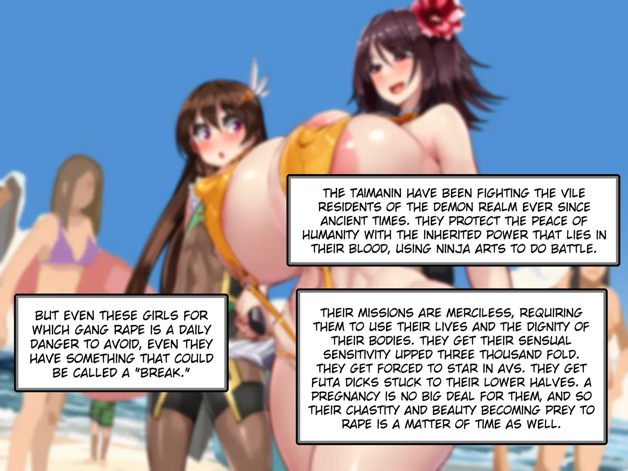 Taimanin Shiranui & Shikanosuke Miboujin to Shota Toshi no Sa Kozukuri Date de Seieki no Umi - Page 2