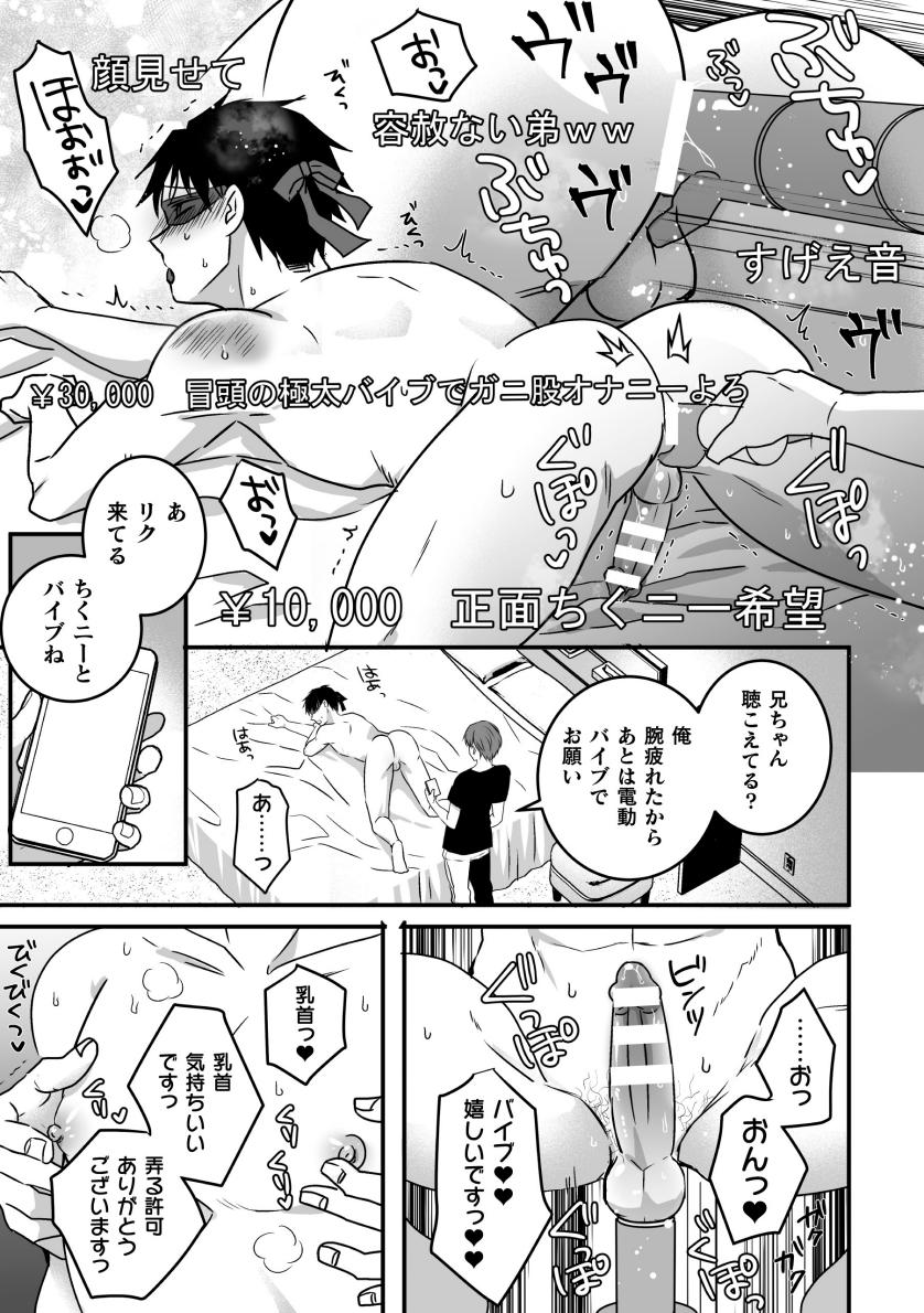 Akogare no Onii-san ga Ore Senyou Onaho ni Natta Hi page 9 - blindfold muscle hentai manga - read online free