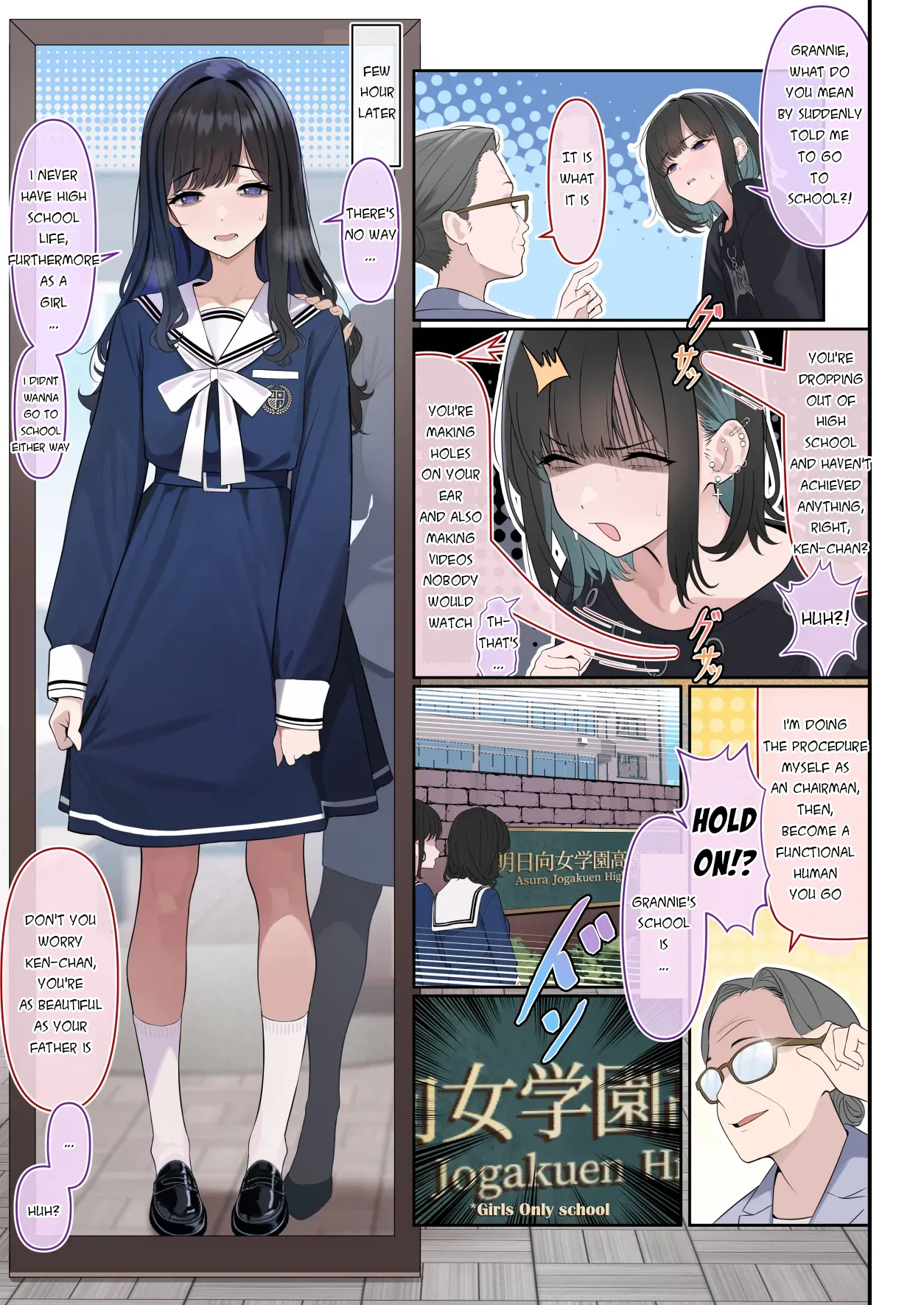 [Oden Ohgan (TuriSasu)] Tsuiteru Mesu ~Otokonoko Report~ | Bitches With Dicks~Otokonoko Report~ [English] [Mk45 Translation] [Digital] page 10 original parody - piercing anal hentai manga - read online free