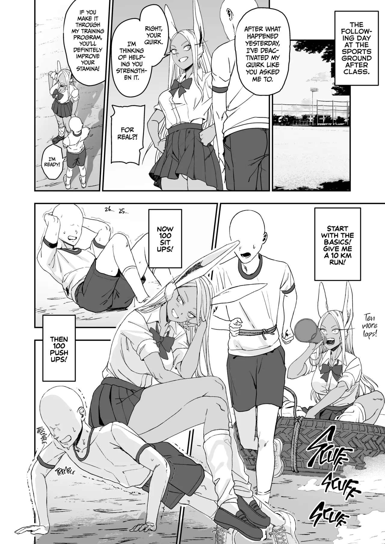 JK Mirko no Maruhi Training | Mirko's Secret Training Program page 11 featuring rumi usagiyama my hero academia parody - sole female sole male hentai manga - read online free