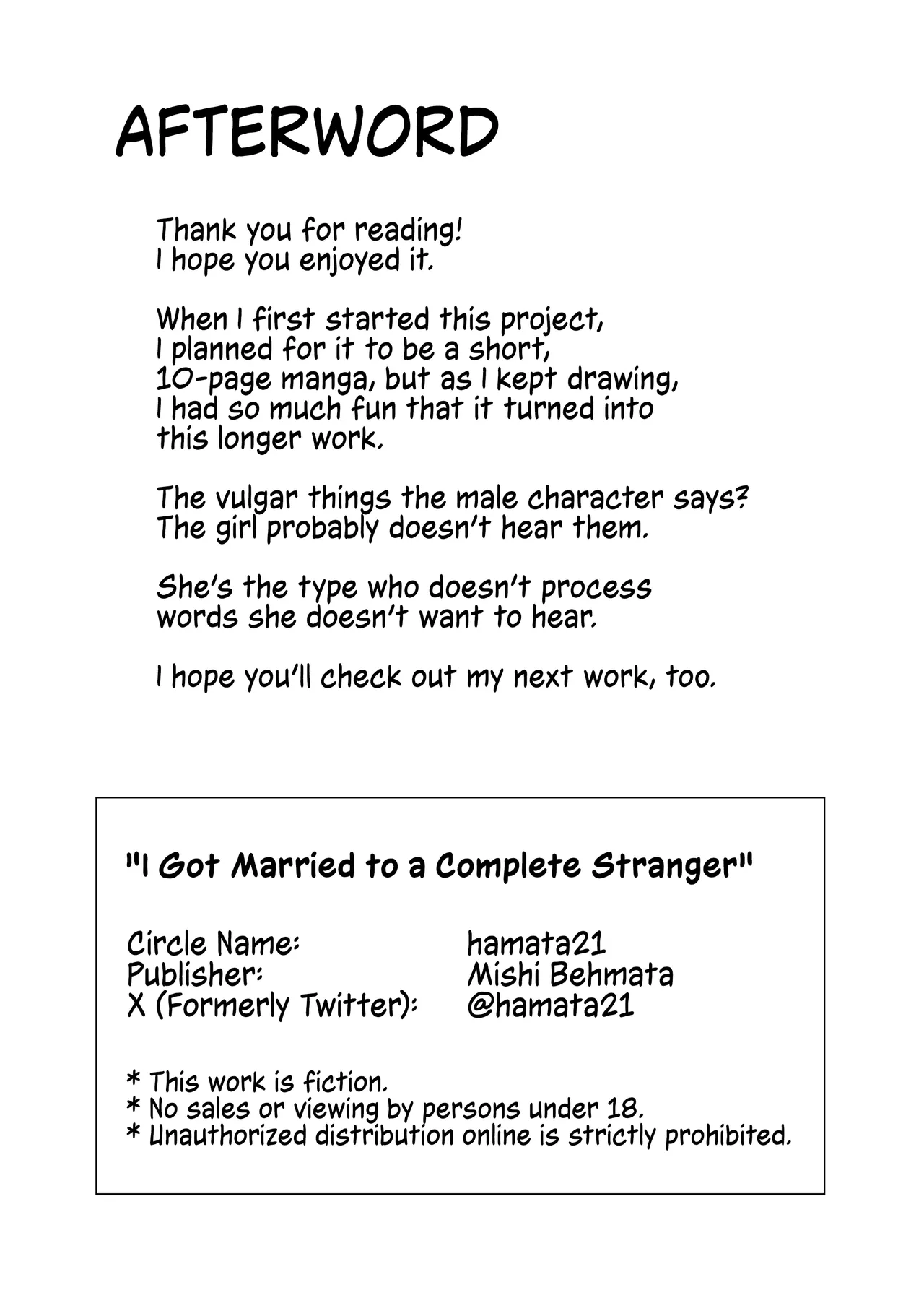 Shiranai Hito to Kekkon Shimashita | I Got Married to a Complete Stranger page 30 original parody - big breasts netorare hentai manga - read online free