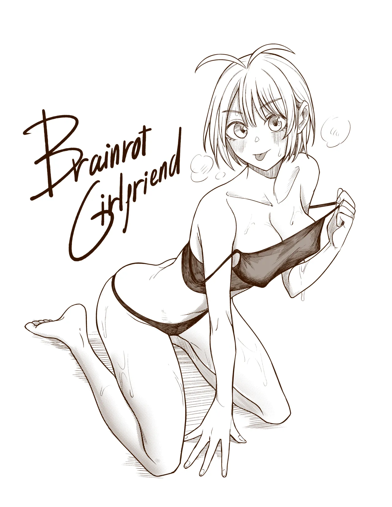 Brainrot Girlfriend page 33 original parody - big breasts hotpants hentai manga - read online free