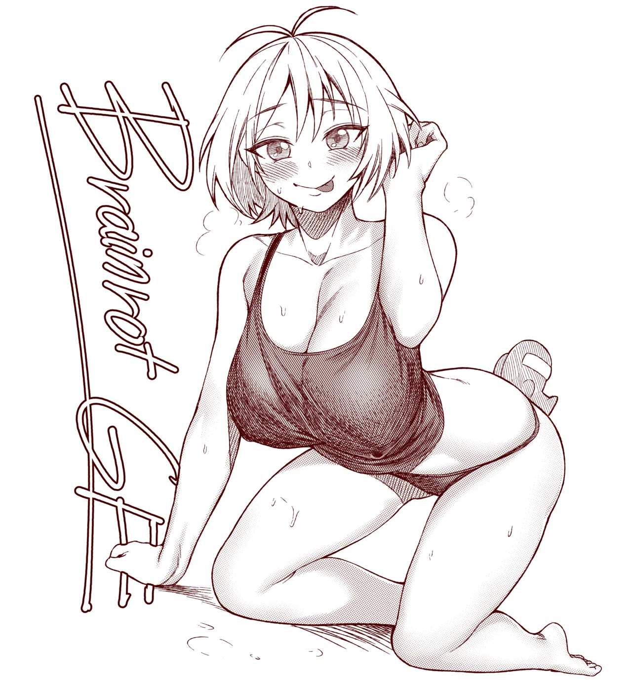 Brainrot Girlfriend page 36 original parody - big breasts hotpants hentai manga - read online free