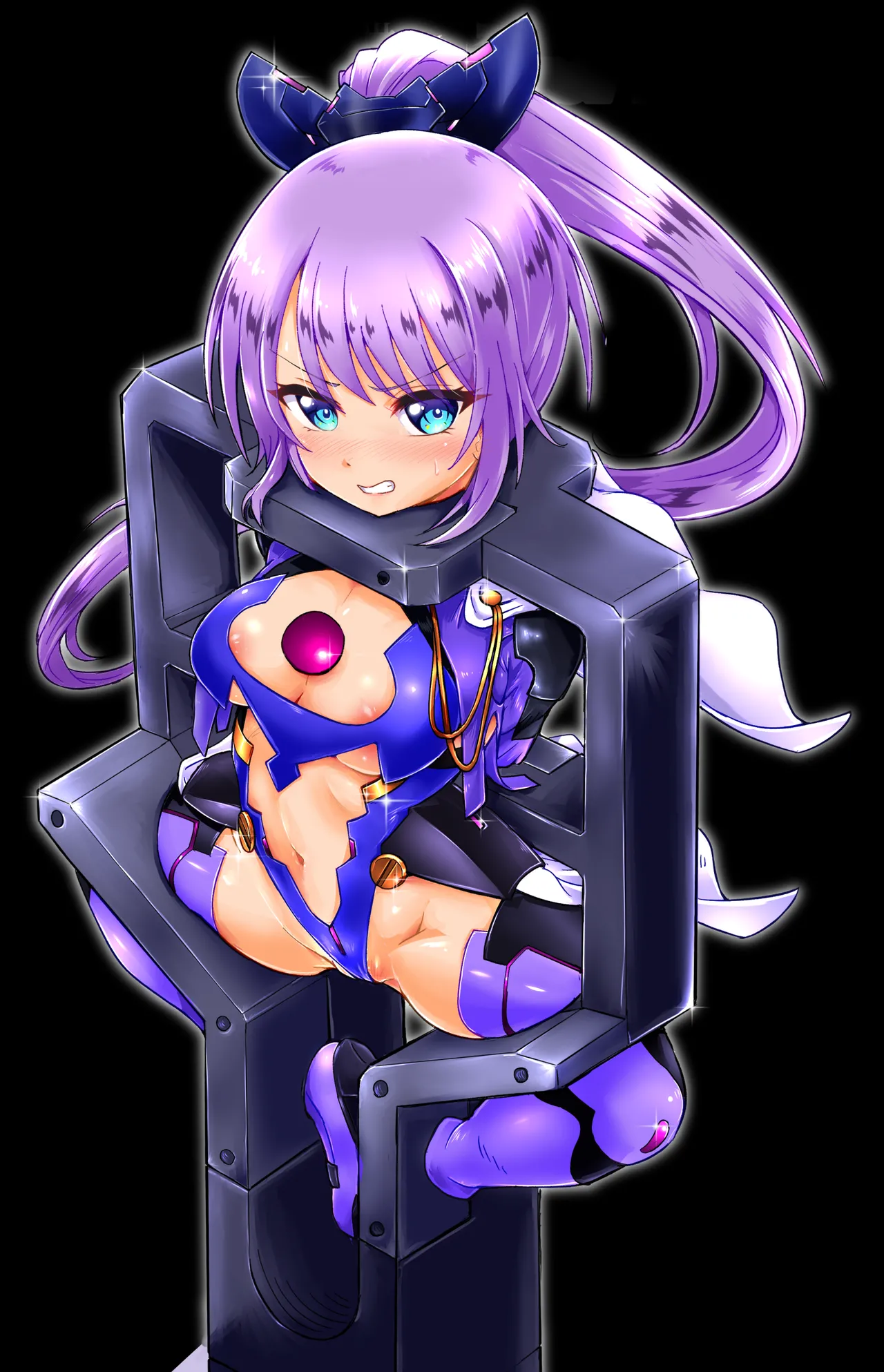 Restraint Triangleverse Heroines page 31 original parody - blindfold rough translation hentai manga - read online free