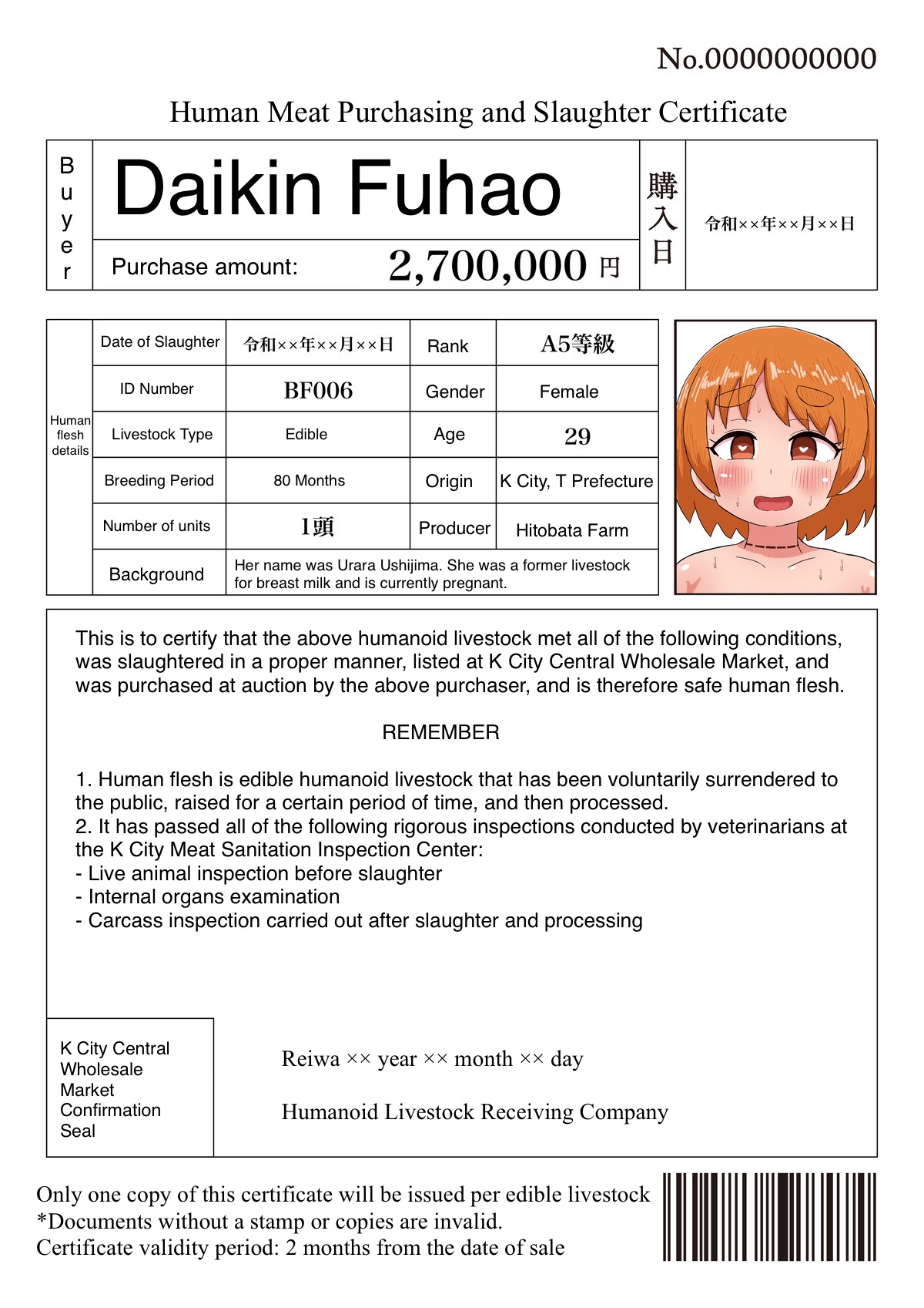 The life of a person who willingly became a humanoid livestock + The End of a Humanoid Livestock page 26 original parody - sole female rough translation hentai manga - read online free