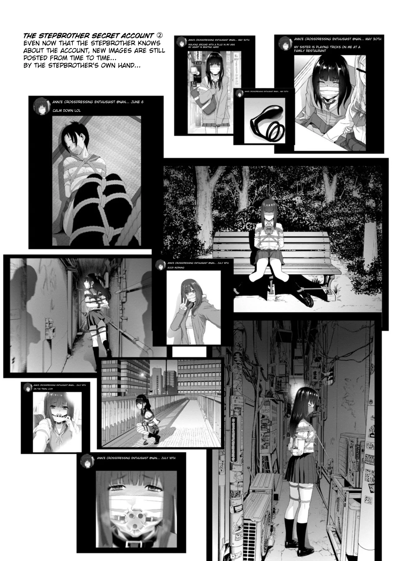 Forced into Cross-Dressing by My Younger Sister page 83 original parody - rough translation femdom hentai manga - read online free