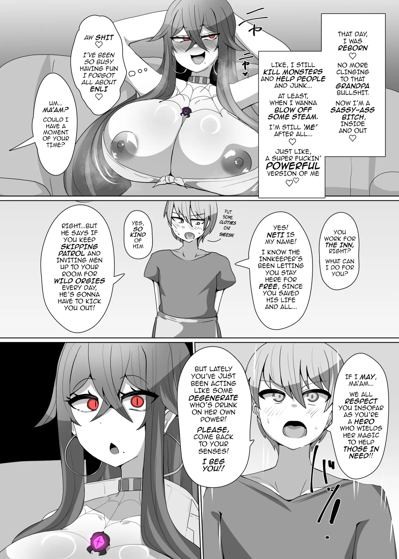 [Alfre-Tori] The House of Evil Class Change 2 [EVIL] Arachne-Witch page 19 original parody - big breasts corruption hentai manga - read online free