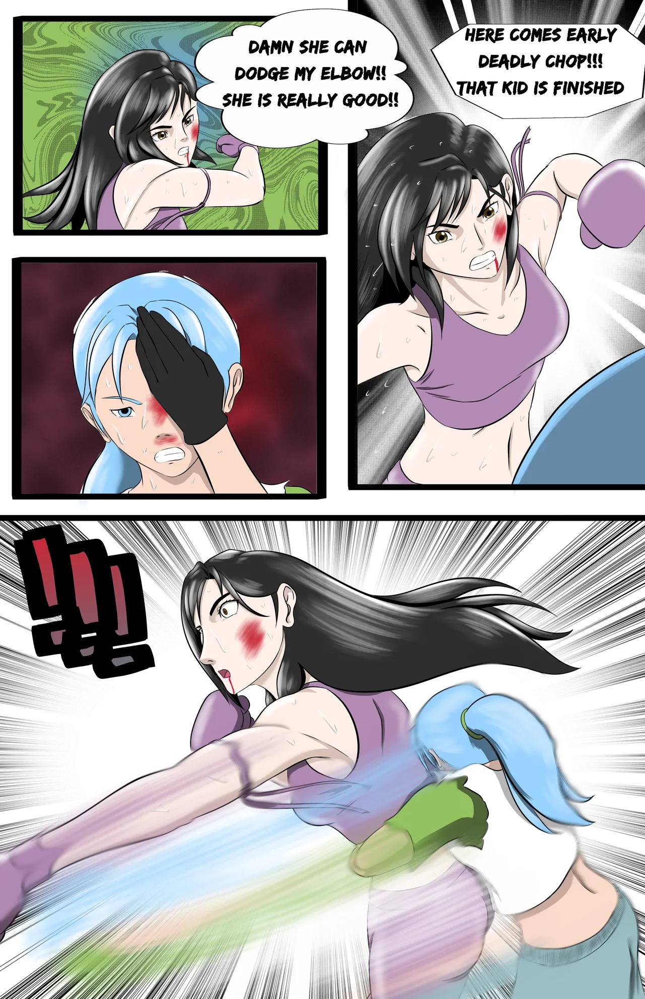 Early's Rival page 23 - ryona femdom hentai manga - read online free