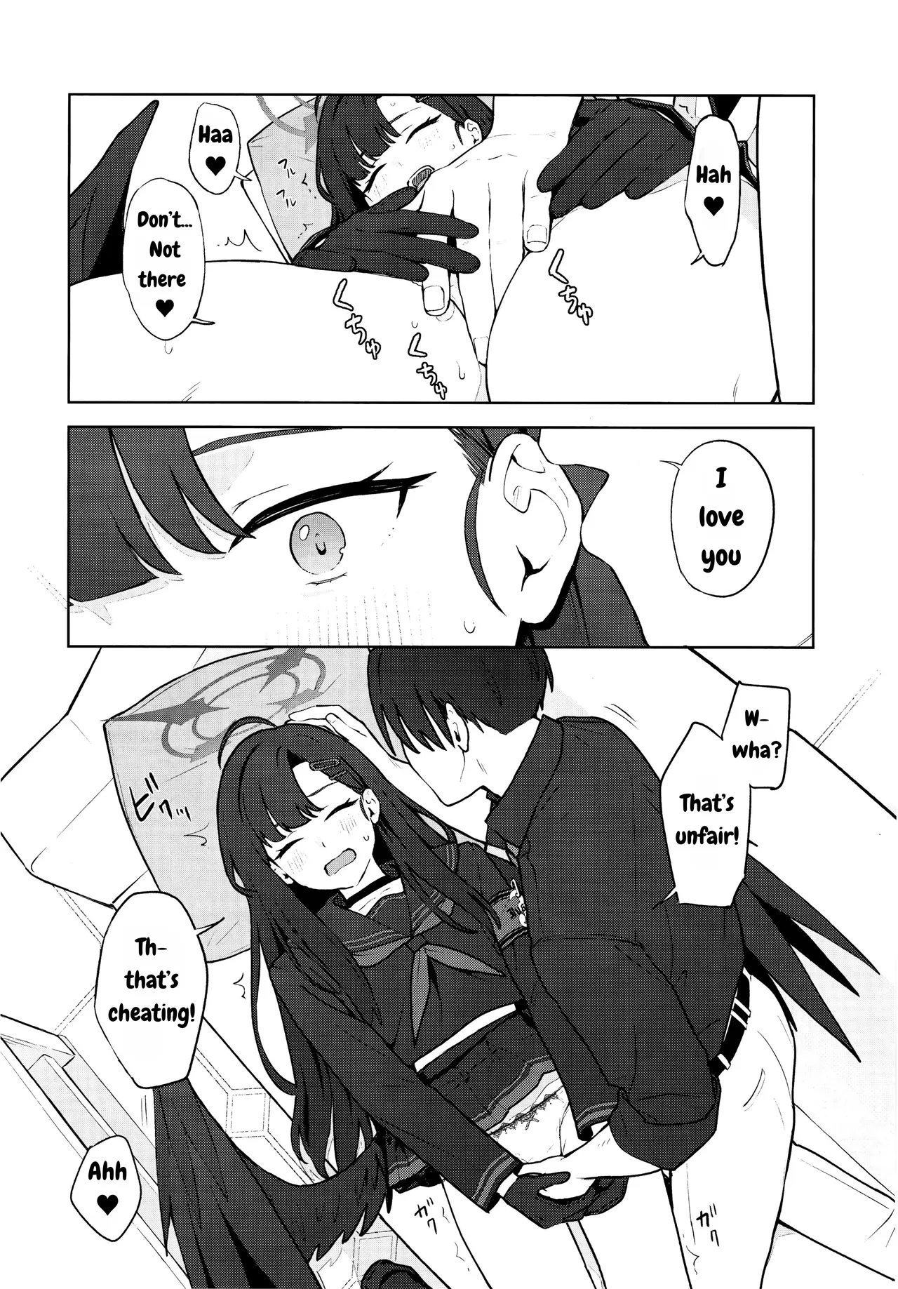 Sukissu! | I love you! page 23 featuring sensei blue archive parody - wings glasses hentai manga - read online free