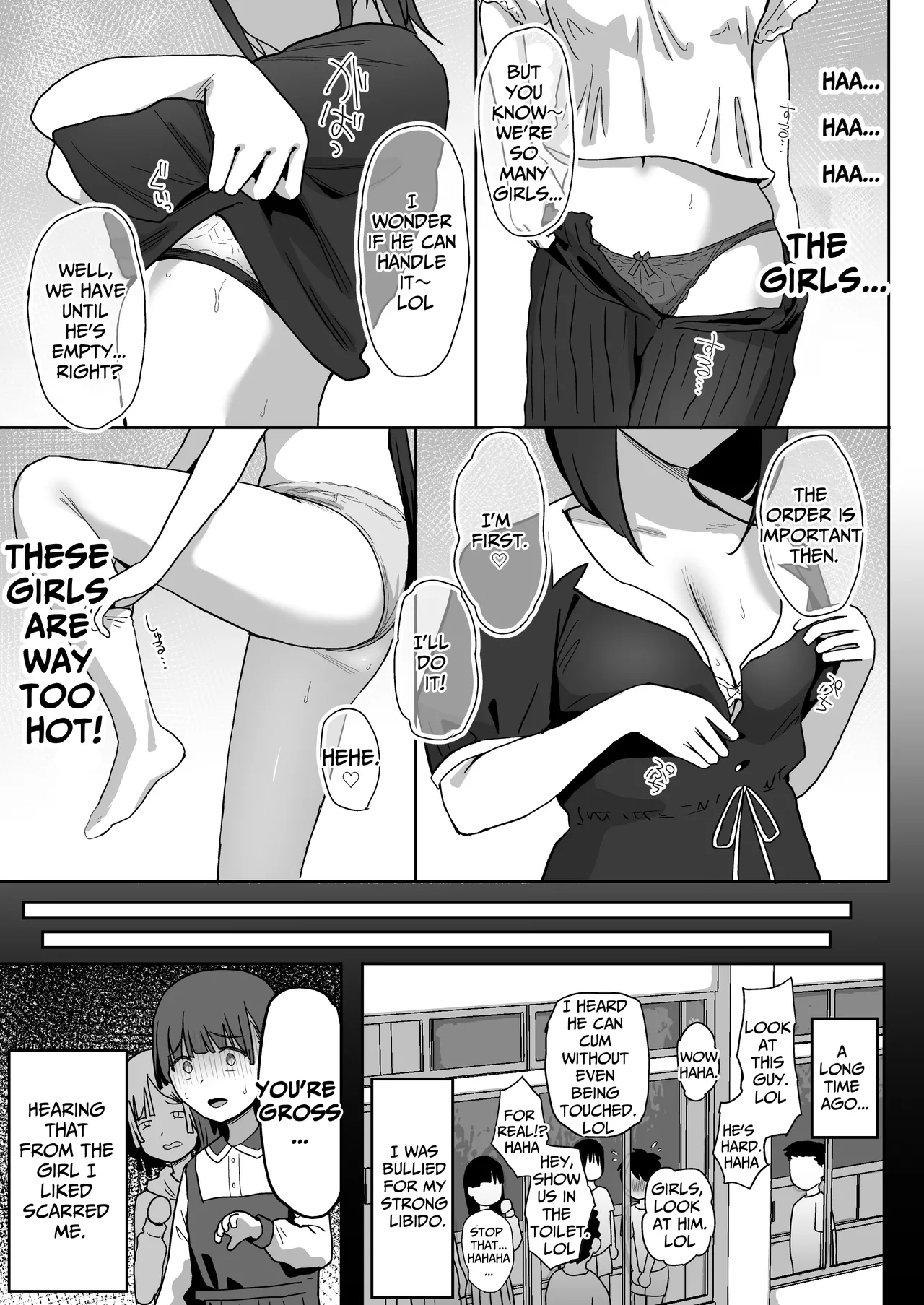 YariCir Gasshuku ni Otoko wa Boku Hitori | Only One Guy At The Fuck Club's Intensive Training Camp page 33 original parody - handjob virginity hentai manga - read online free