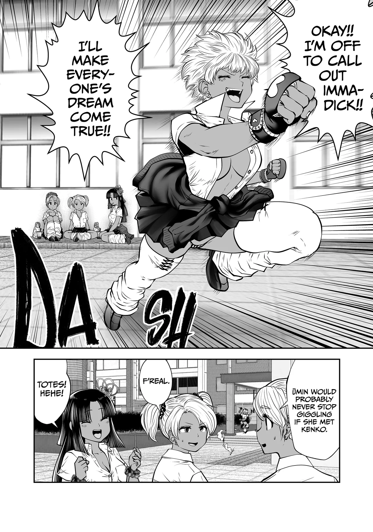 Transferred to the Gyaru Academy Chapter 35 page 23 - dark skin gyaru hentai manga - read online free