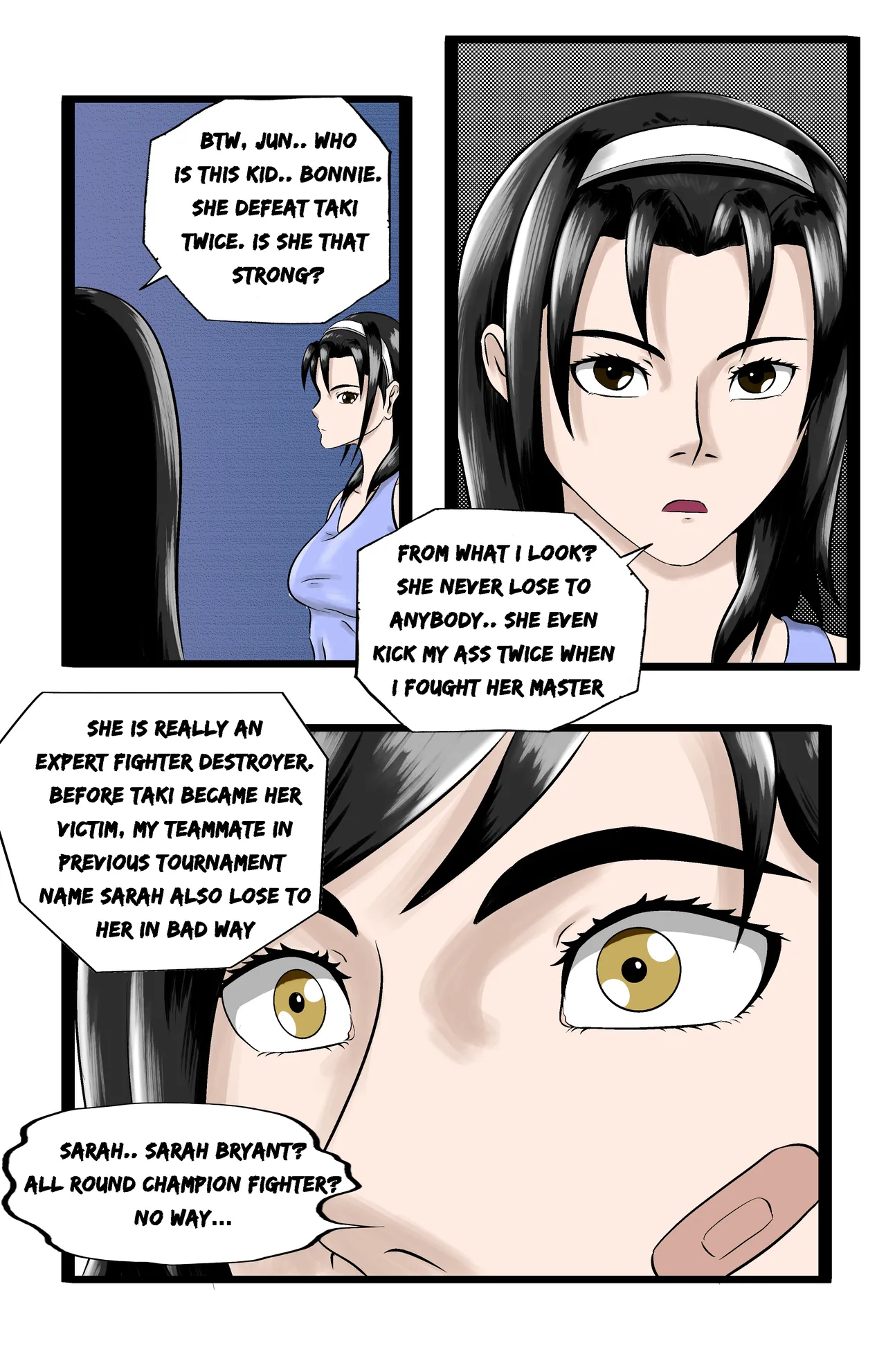 Infiltration page 134 featuring benikage - ryona wrestling hentai manga - read online free