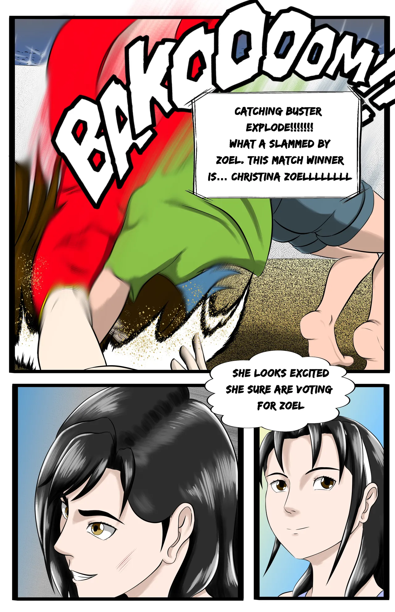Infiltration page 21 featuring benikage - ryona wrestling hentai manga - read online free