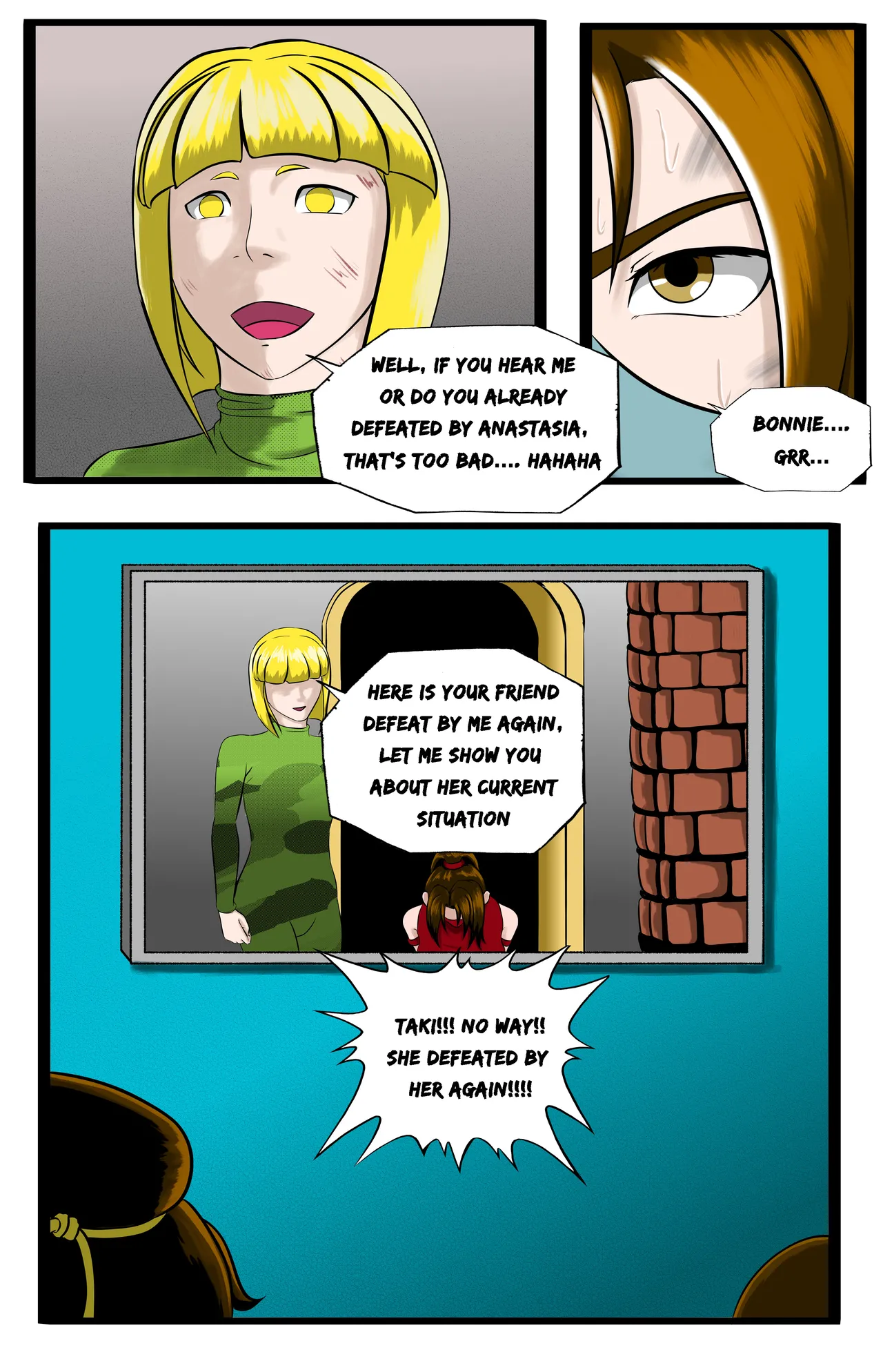 Infiltration page 77 featuring benikage - ryona wrestling hentai manga - read online free