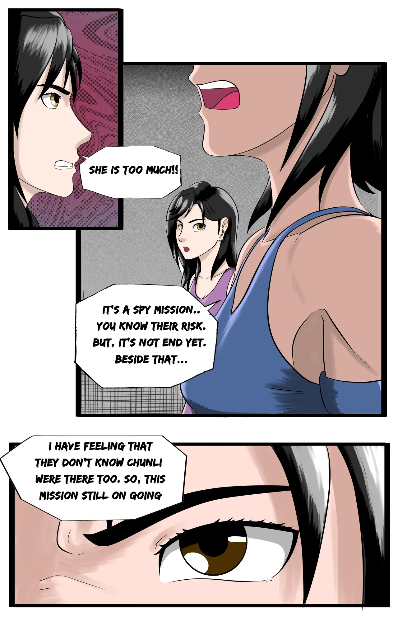 Infiltration page 80 featuring benikage - ryona wrestling hentai manga - read online free