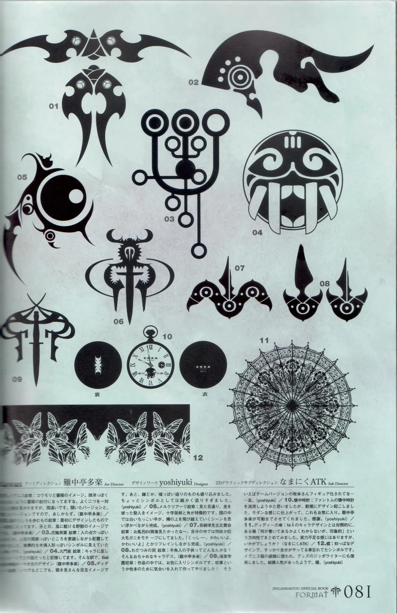 Hyakka Emaki: Jingai Makyo Official Guidebook page 81 - artbook mosaic censorship hentai manga - read online free