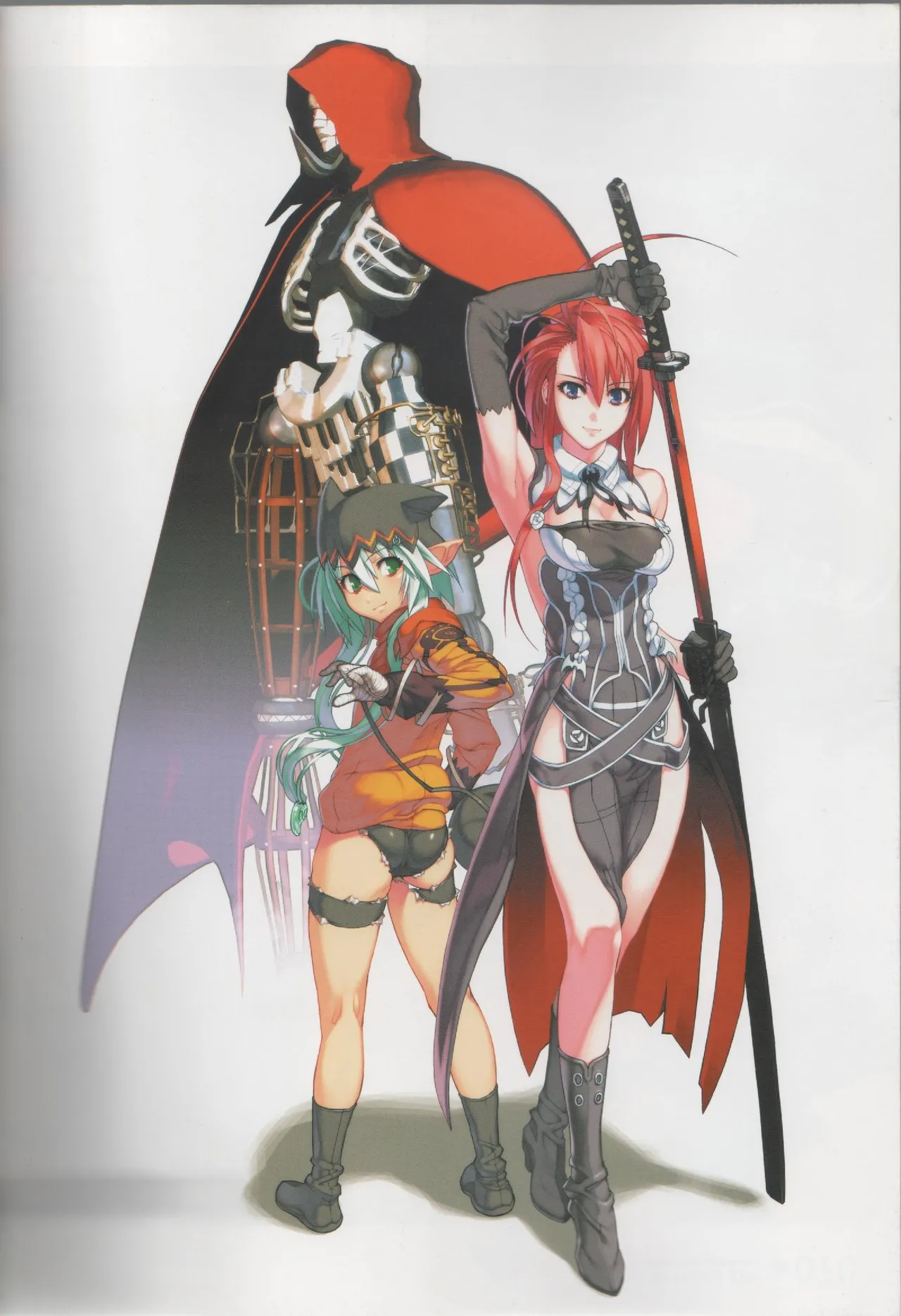 Hyakka Emaki: Jingai Makyo Official Guidebook page 9 - mosaic censorship artbook hentai manga - read online free