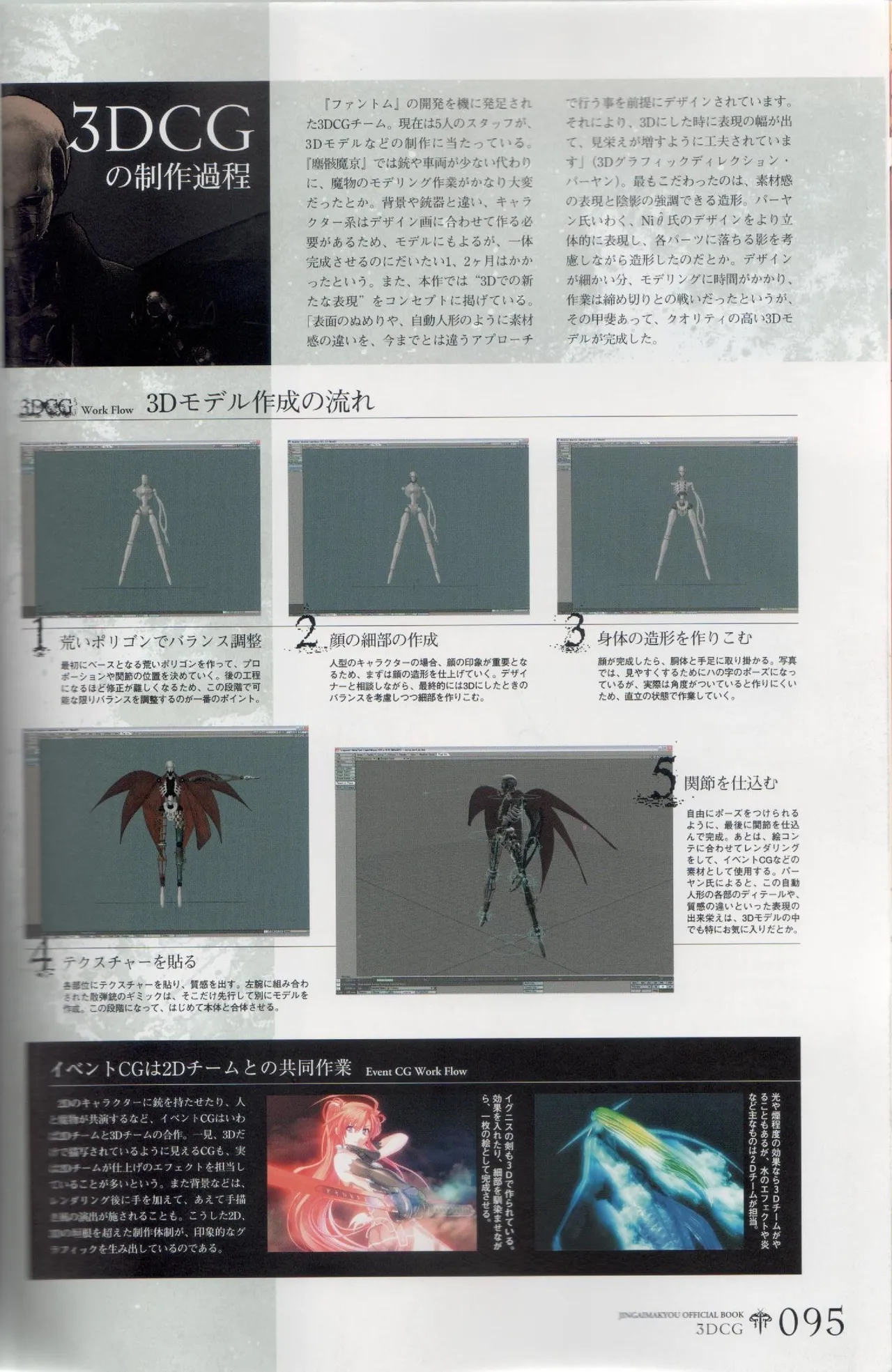 Hyakka Emaki: Jingai Makyo Official Guidebook page 95 - artbook mosaic censorship hentai manga - read online free