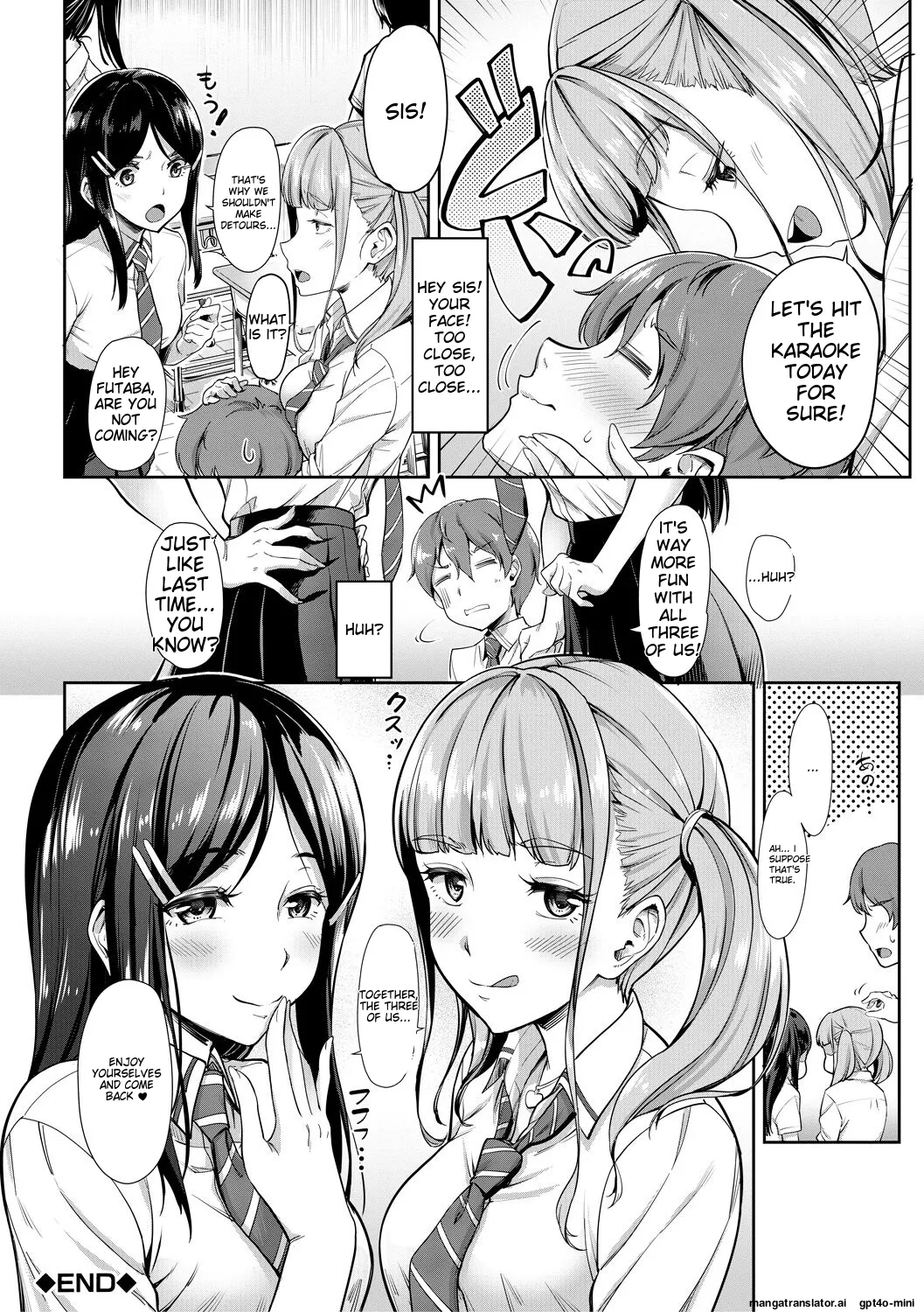 Sakusei Shuki Shuki Sisters page 44 - nakadashi rough translation hentai manga - read online free