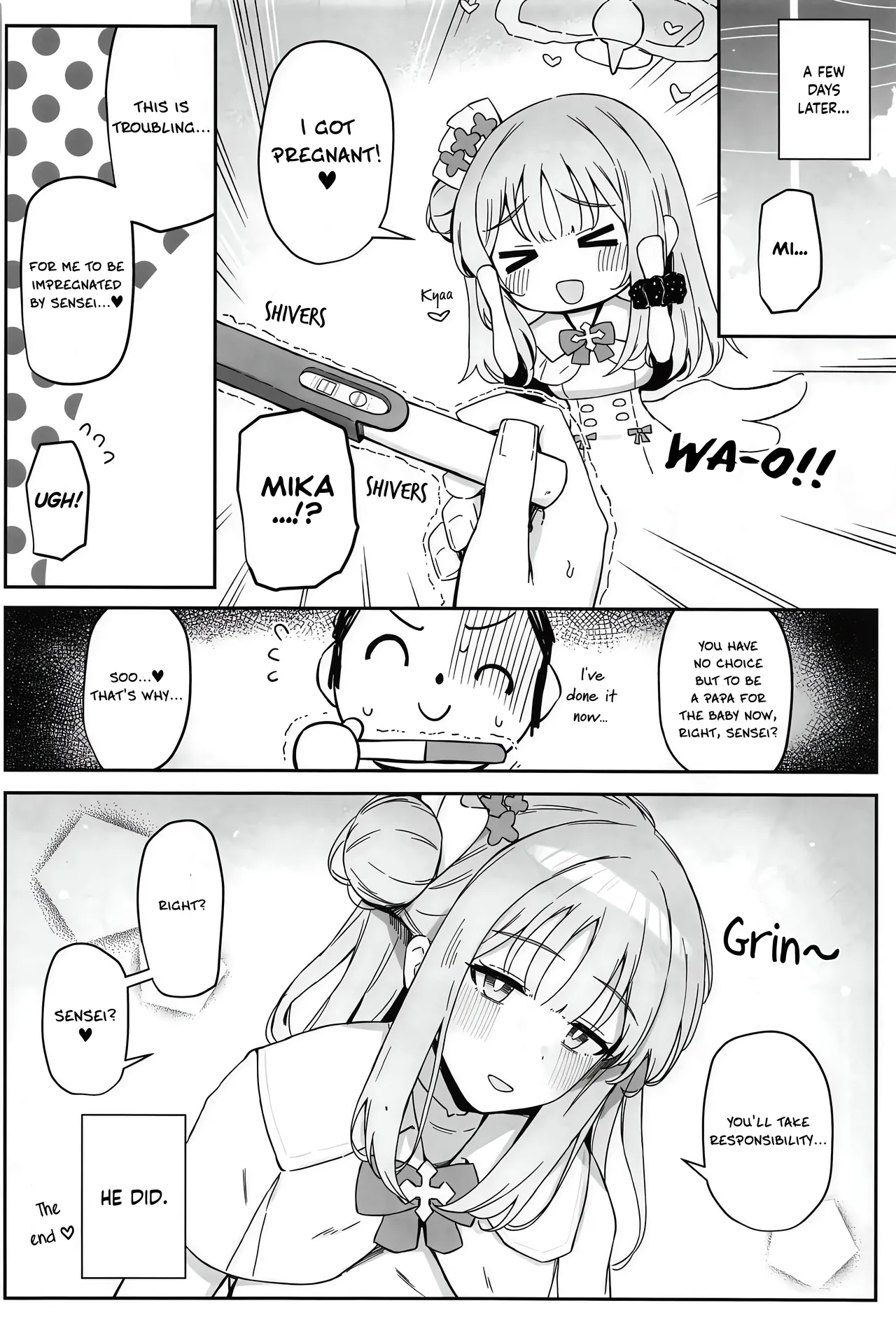 Seinaru Sono ni wa Bonyuu ga Saku | A Fertile Bosom Blooms in this Holy Garden page 23 featuring sensei blue archive parody - sole female sole male hentai manga - read online free