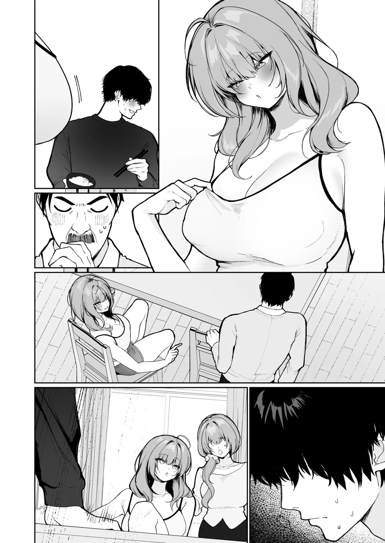 Kyorikan ga Bugtteru Gimai ga Isshou Icha Love Shitekuru page 38 original parody - sole female sole male hentai manga - read online free