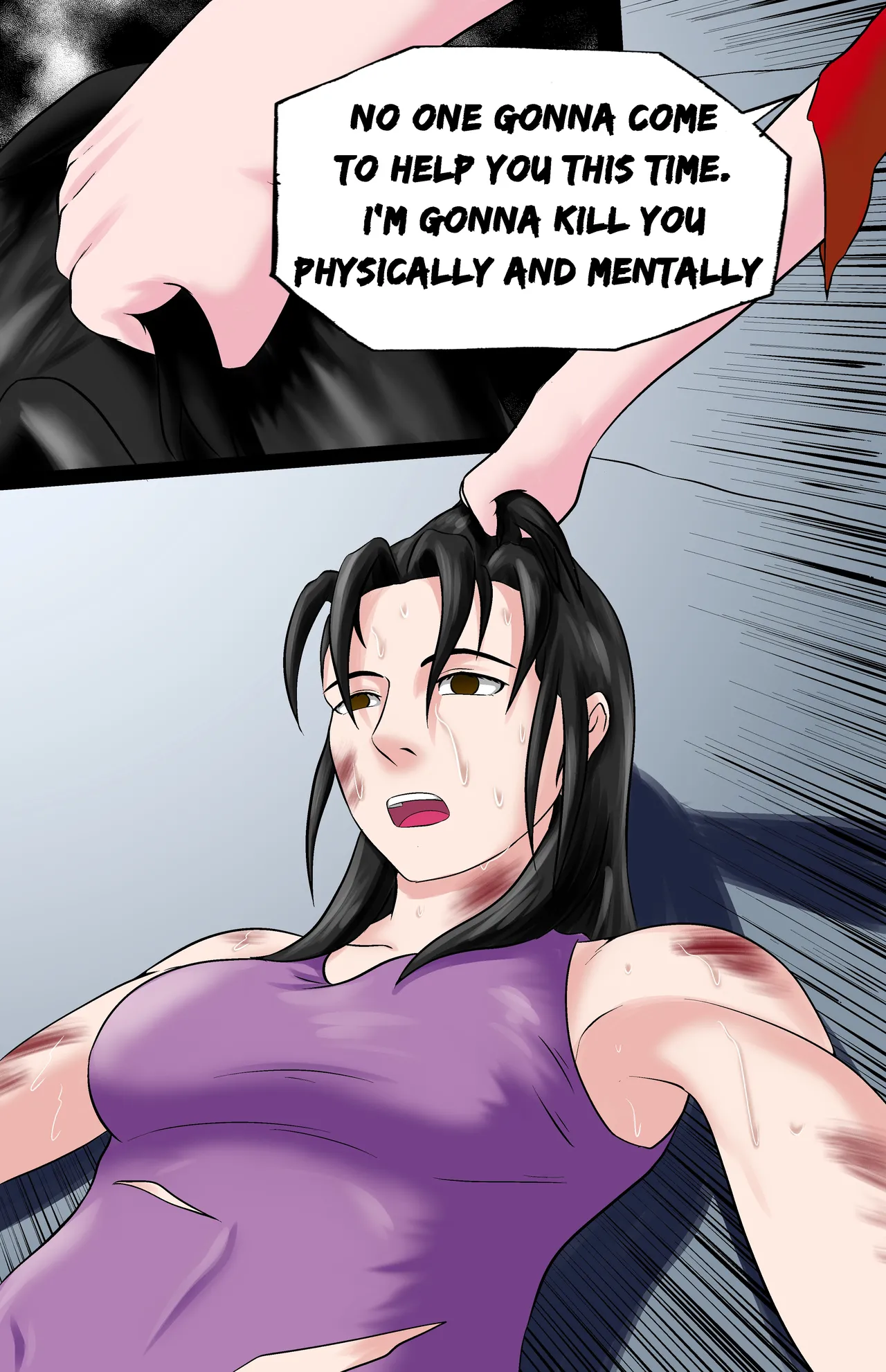 Revenge page 100 featuring chun-li street fighter parody - full color ryona hentai manga - read online free