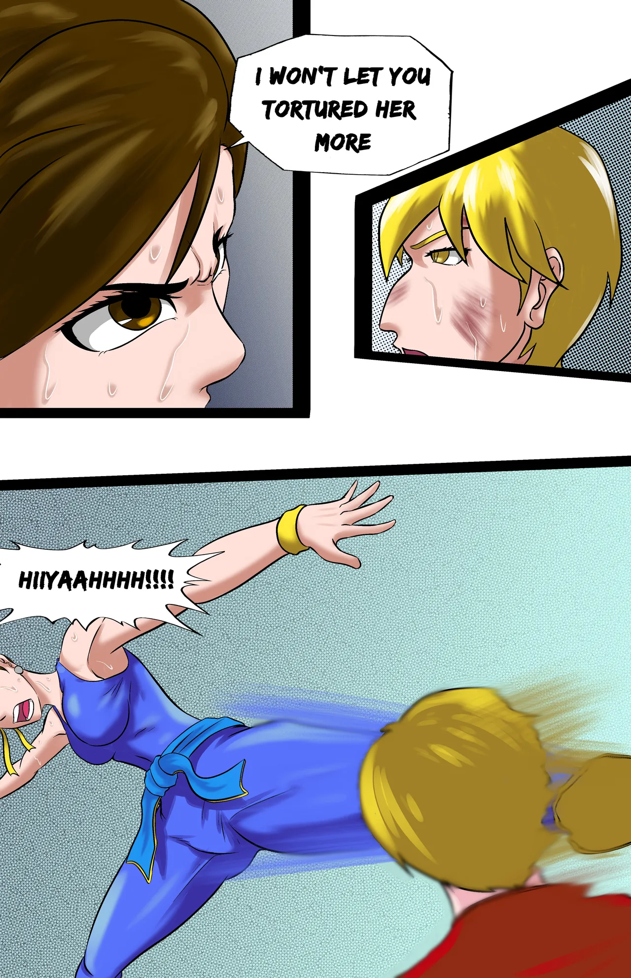Revenge page 105 featuring jun kazama dead or alive parody - ryona full color hentai manga - read online free
