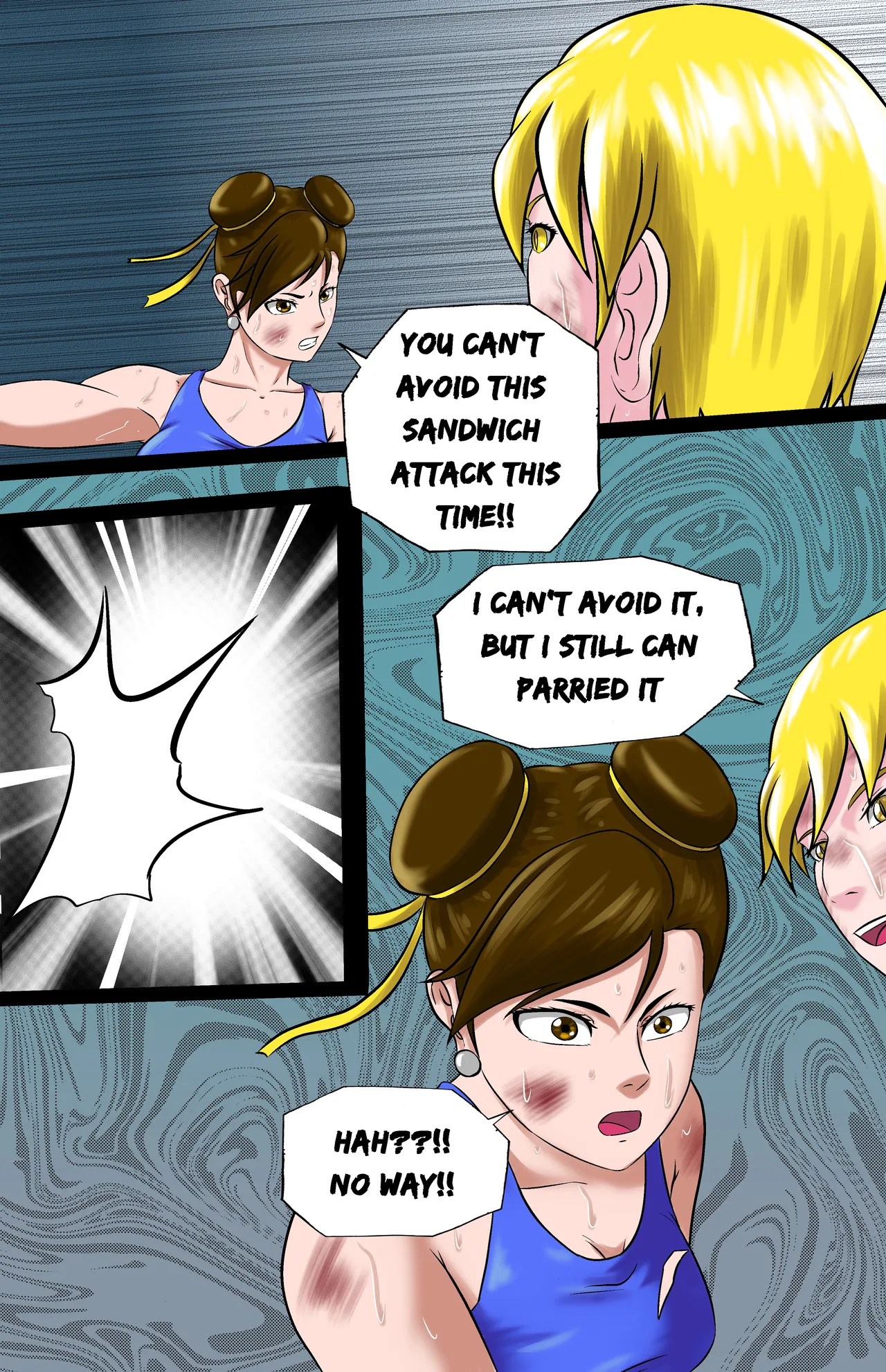 Revenge page 125 featuring chun-li street fighter parody - full color ryona hentai manga - read online free