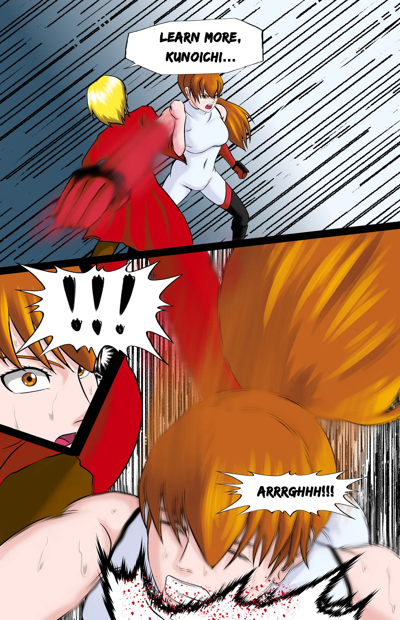 Revenge page 127 featuring chun-li street fighter parody - full color ryona hentai manga - read online free
