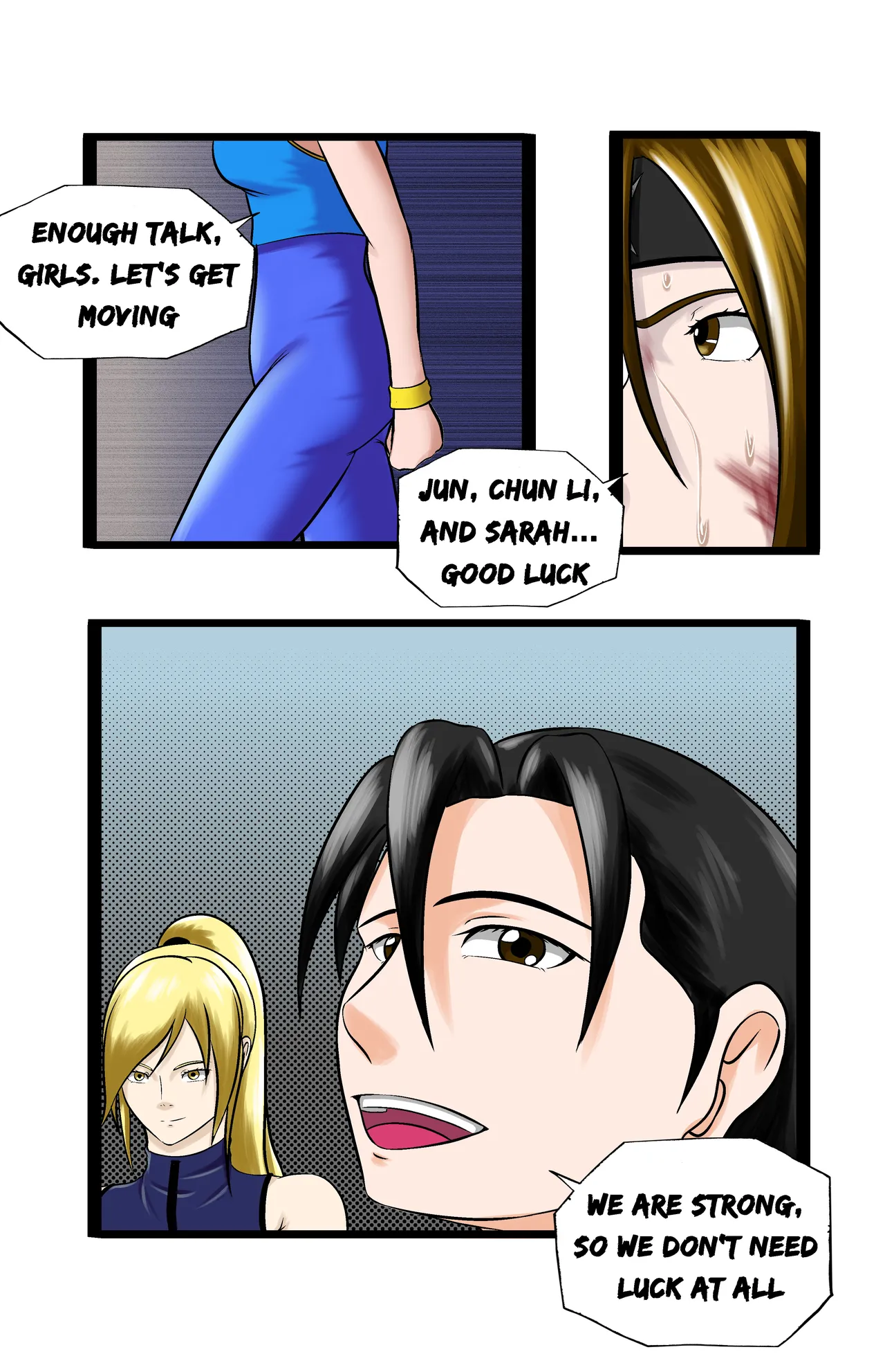 Revenge page 13 featuring jun kazama virtua fighter parody - ryona full color hentai manga - read online free