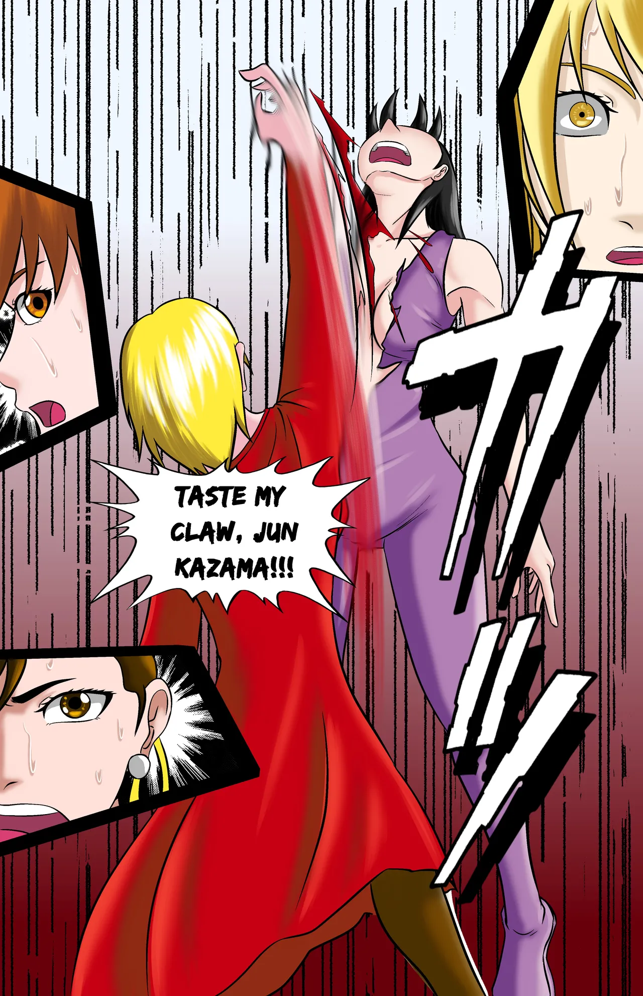 Revenge page 141 featuring jun kazama virtua fighter parody - ryona full color hentai manga - read online free