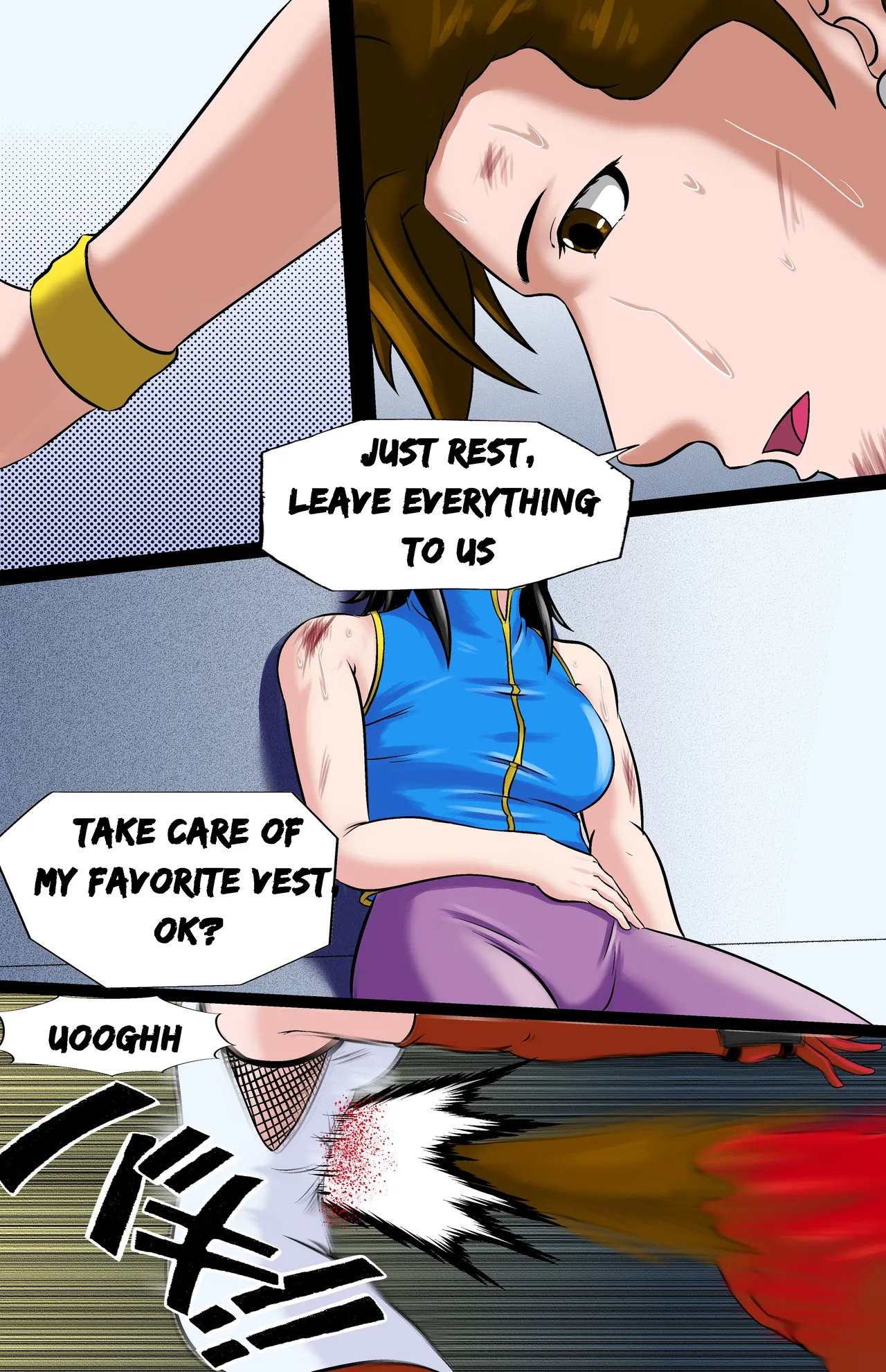Revenge page 145 featuring chun-li street fighter parody - full color ryona hentai manga - read online free