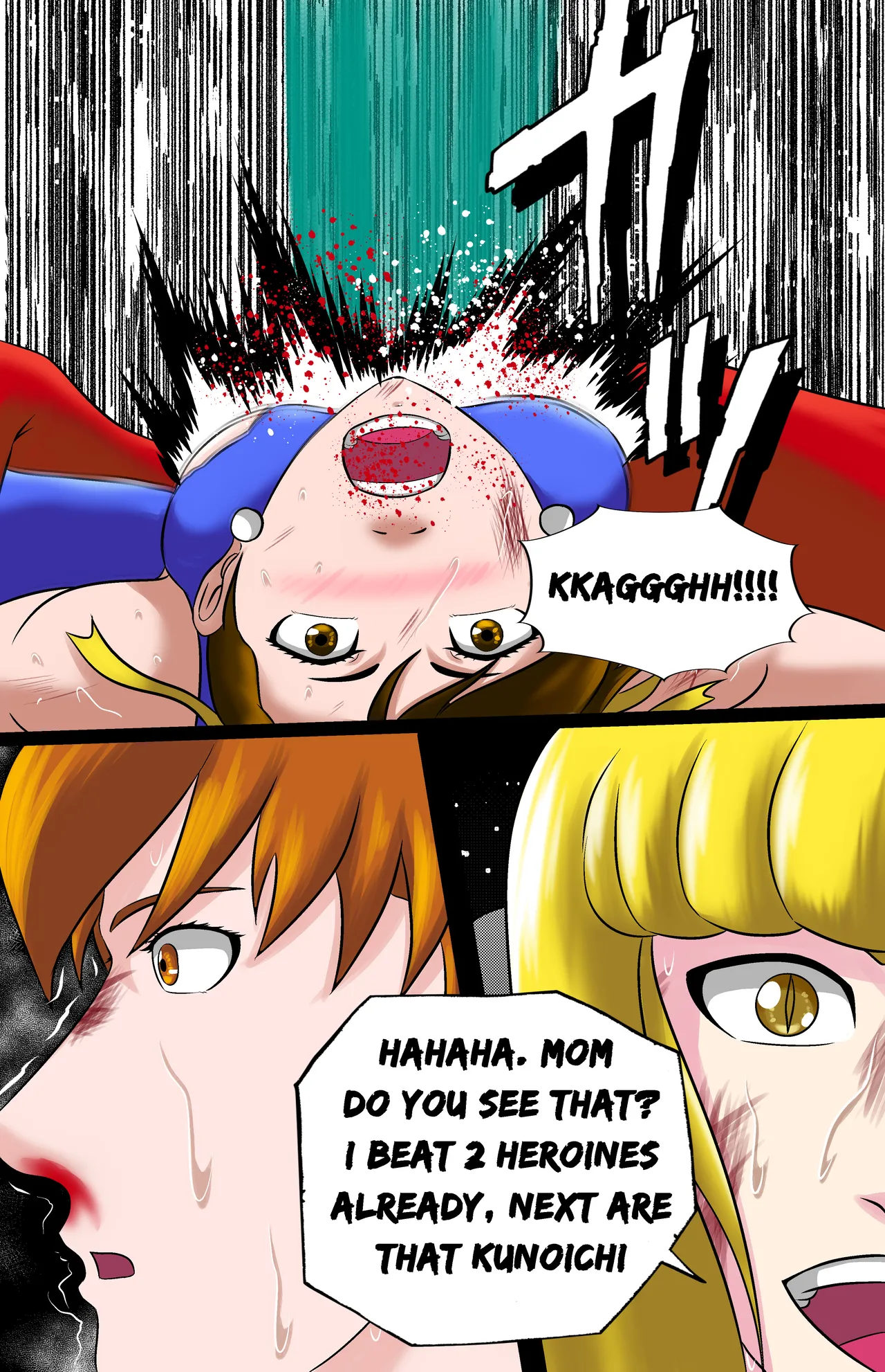 Revenge page 155 featuring chun-li street fighter parody - full color ryona hentai manga - read online free