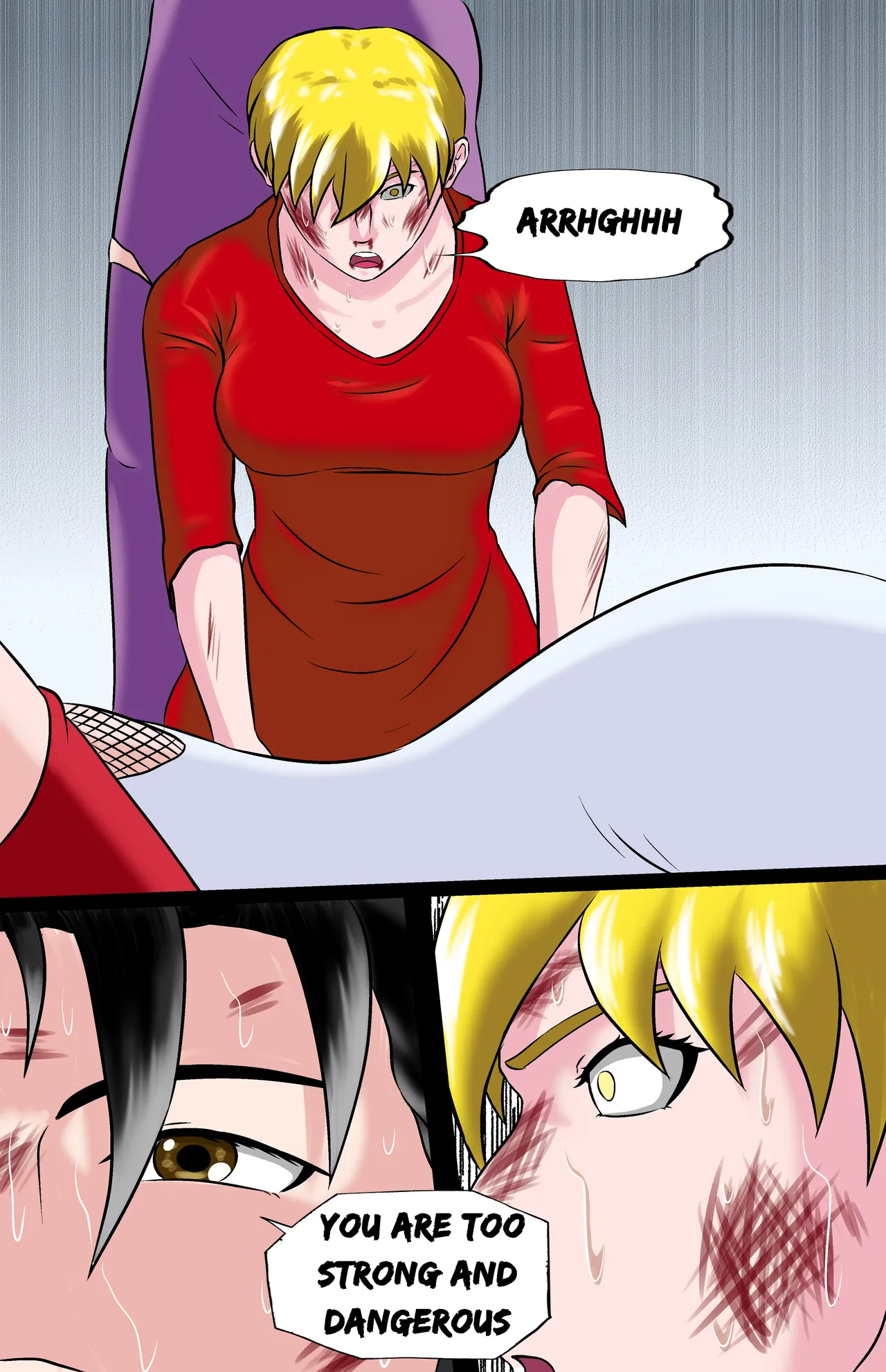 Revenge page 175 featuring jun kazama virtua fighter parody - ryona full color hentai manga - read online free