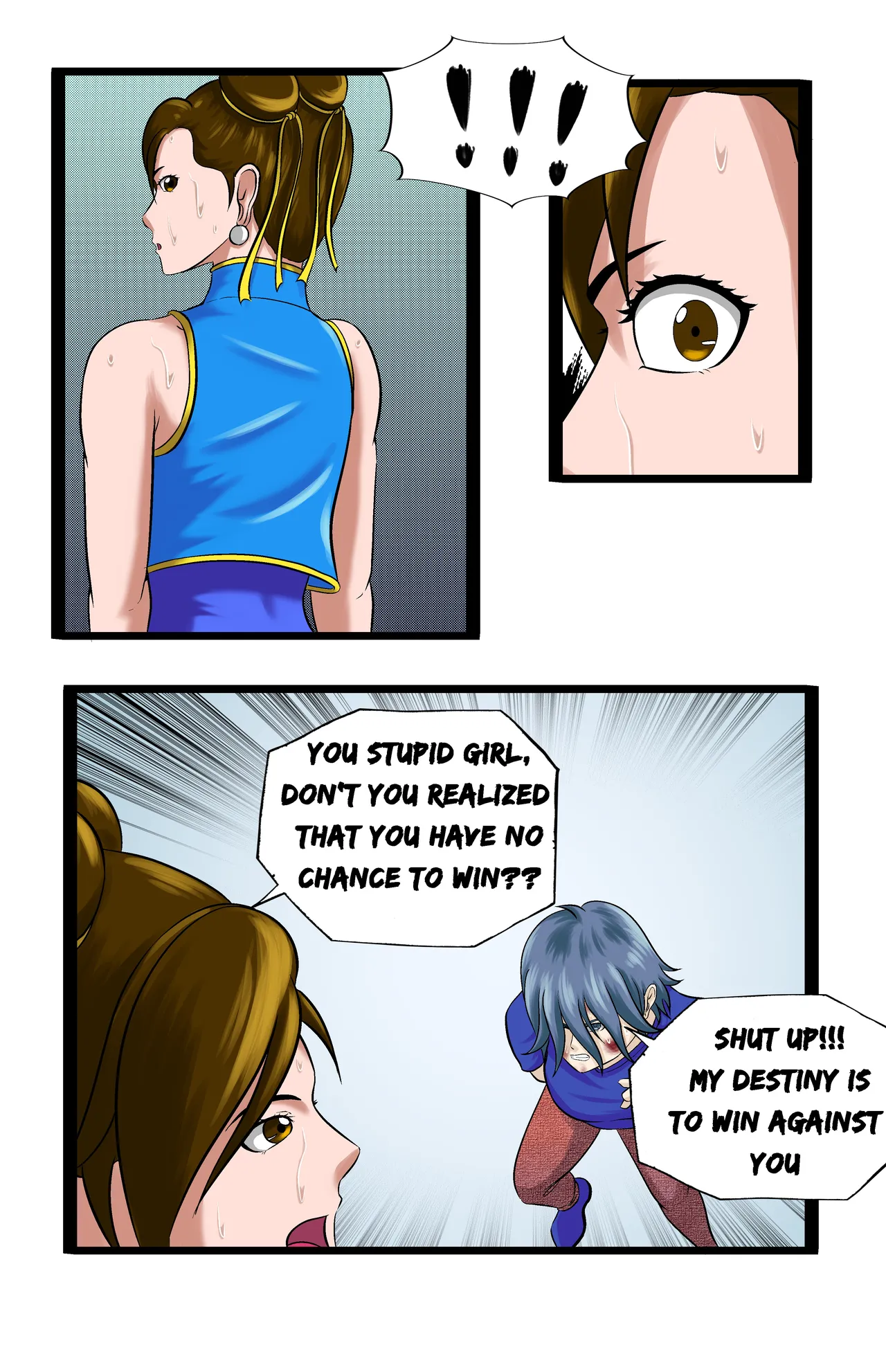 Revenge page 44 featuring chun-li virtua fighter parody - full color ryona hentai manga - read online free