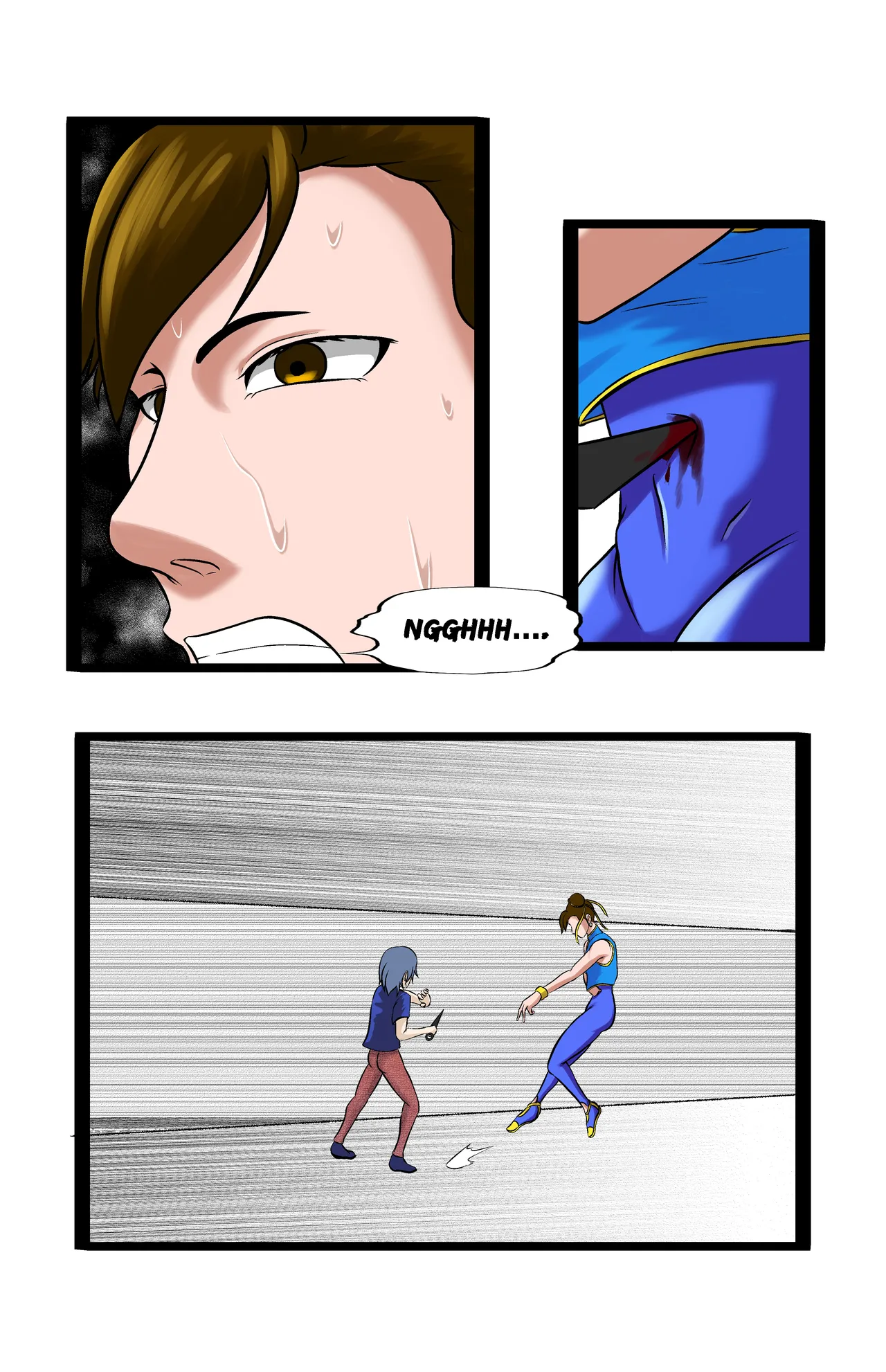 Revenge page 46 featuring jun kazama virtua fighter parody - ryona full color hentai manga - read online free