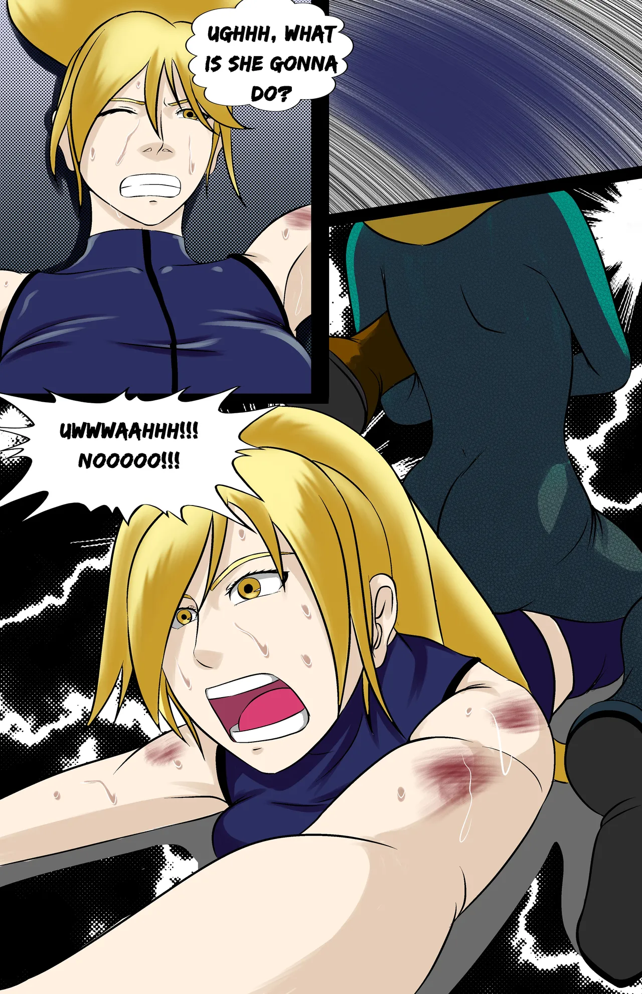 Revenge page 76 featuring chun-li street fighter parody - full color ryona hentai manga - read online free