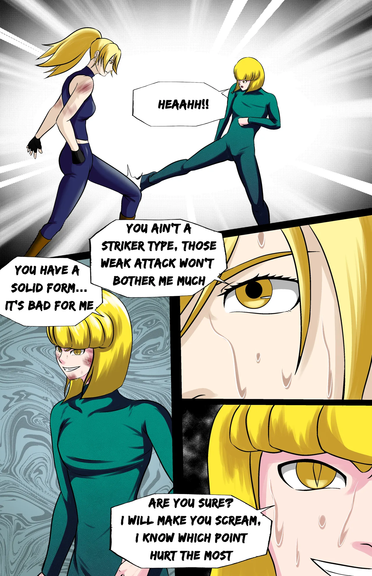 Revenge page 85 featuring jun kazama virtua fighter parody - ryona full color hentai manga - read online free