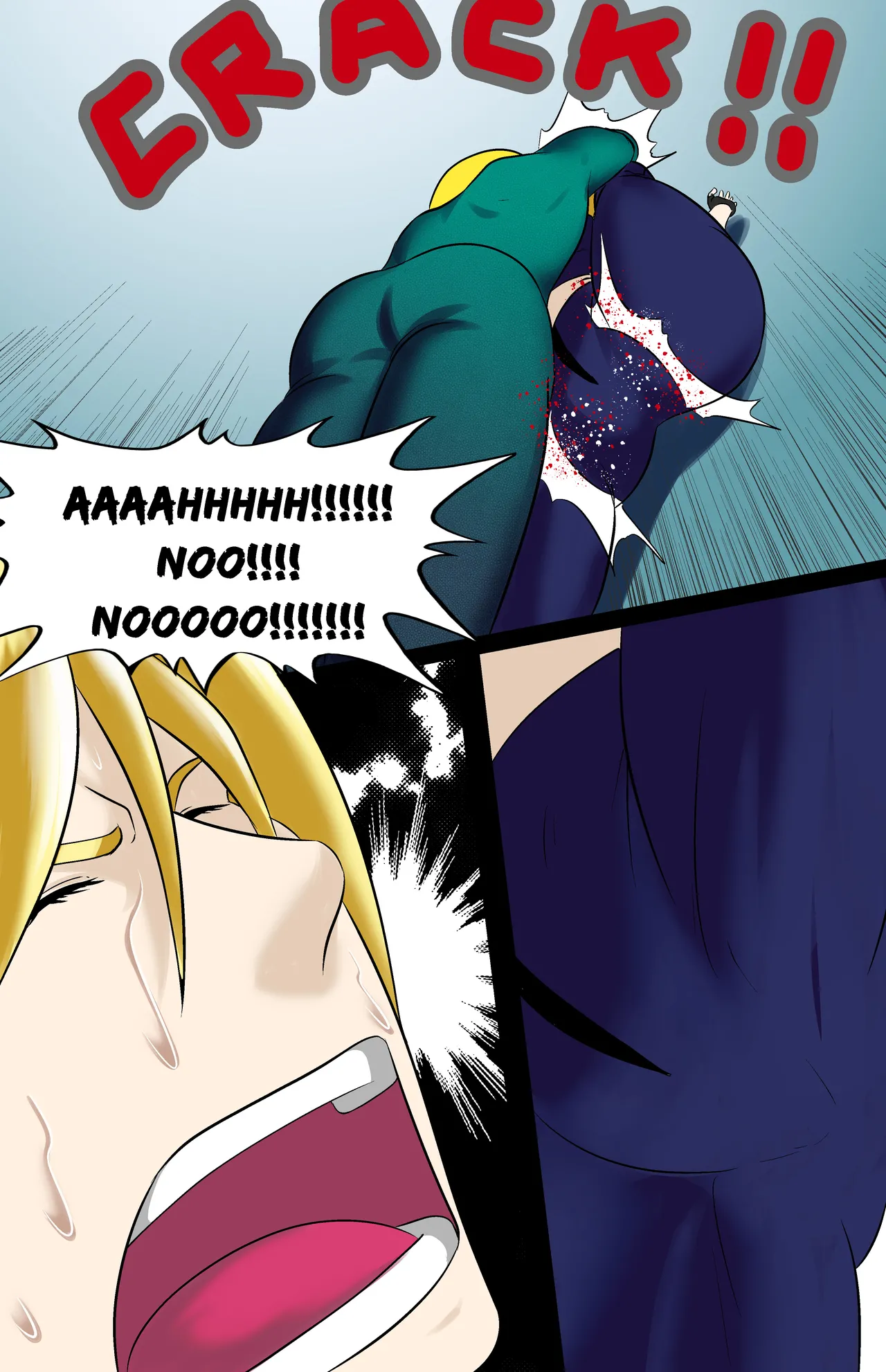 Revenge page 92 featuring jun kazama virtua fighter parody - ryona full color hentai manga - read online free