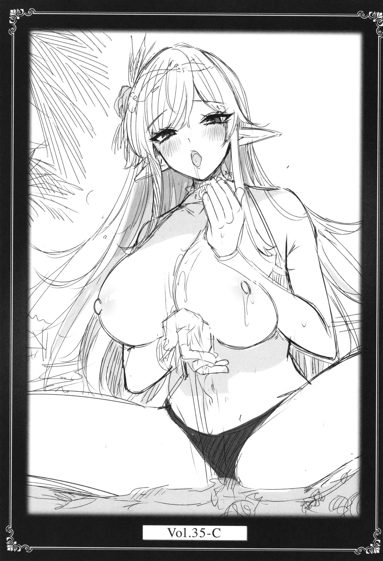 Dokushin Hunter no Deai wa Elf no Mori de page 158 - elf big breasts hentai manga - read online free