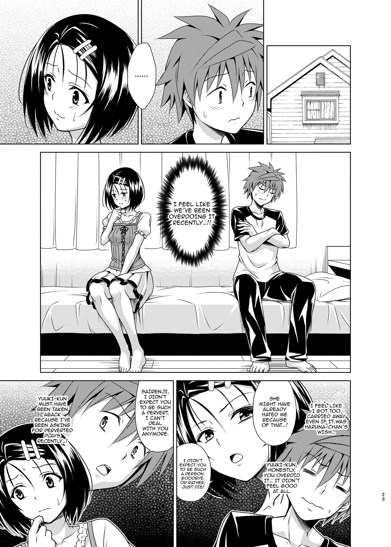 Mezase! Rakuen Keikaku RX vol. 4 | Aim for It! Paradise Plan RX Vol. 4 page 22 featuring rito yuuki to love-ru parody - sole female sole male hentai manga - read online free
