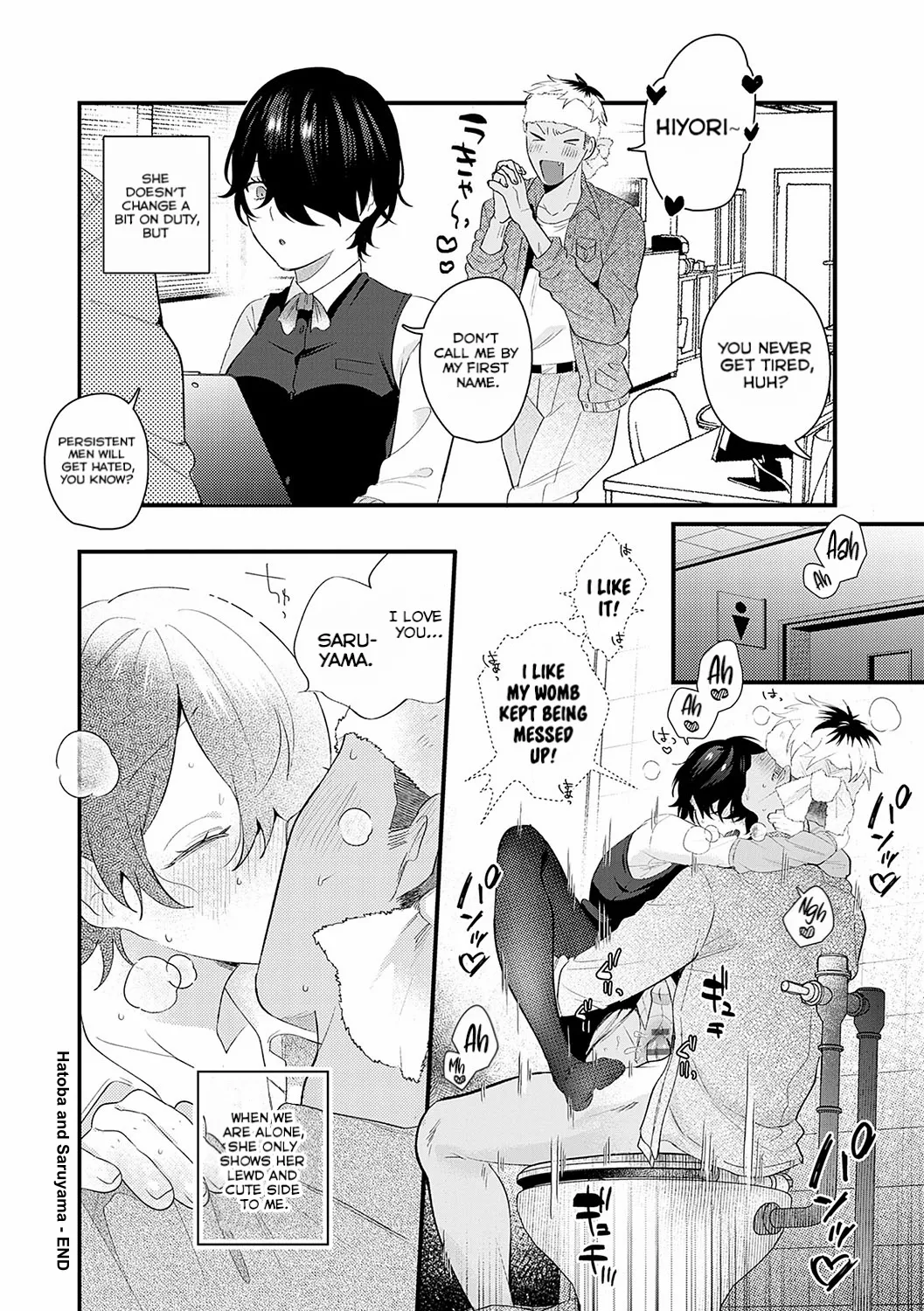 [Gurida] Hatoba-san to Saruyama-kun | Hatoba and Saruyama (BEAUTIES ARE ALSO BEAST) [English] [ConTL] [Digital] page 24 - business suit kissing hentai manga - read online free