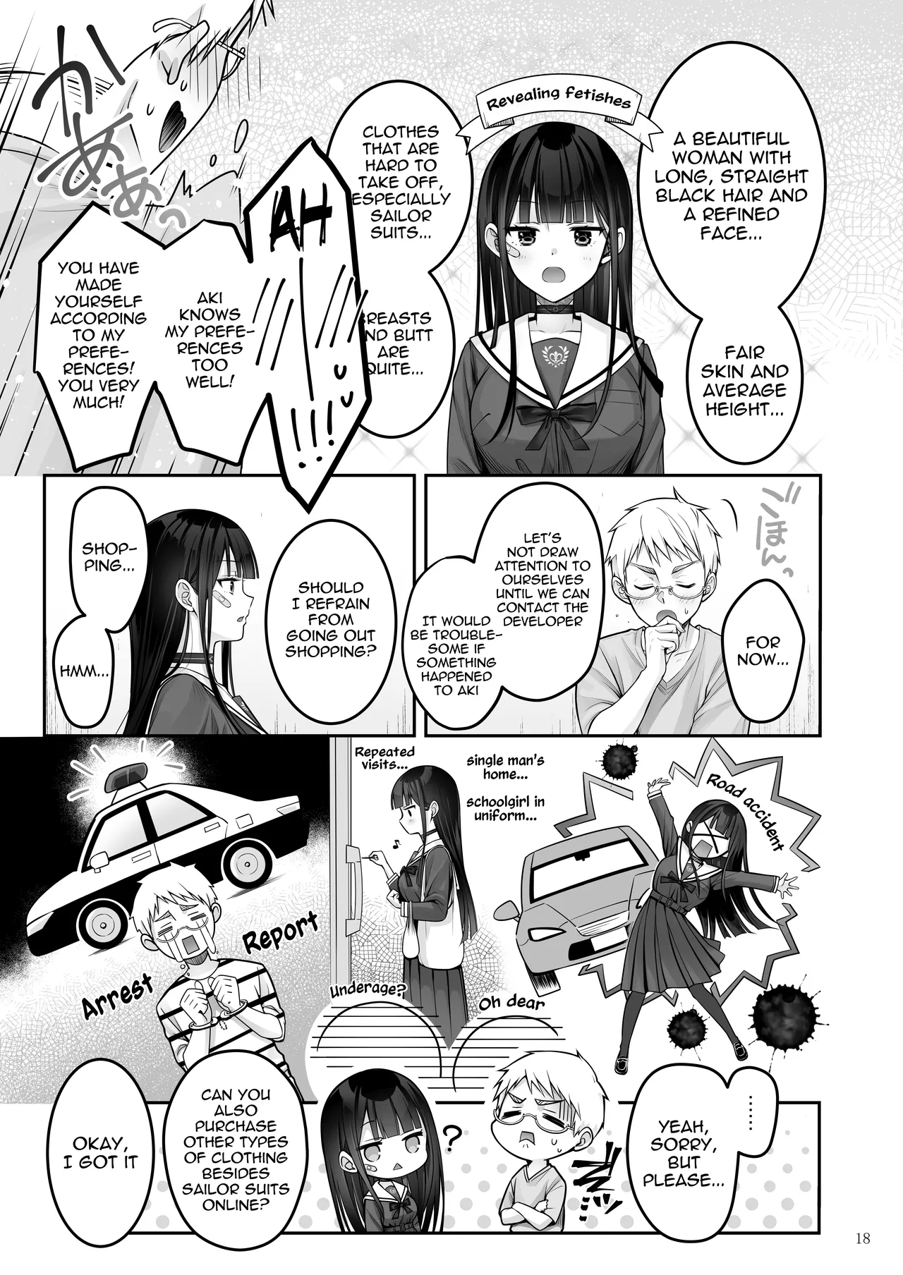 Automatic Romantic page 18 original parody - business suit squirting hentai manga - read online free